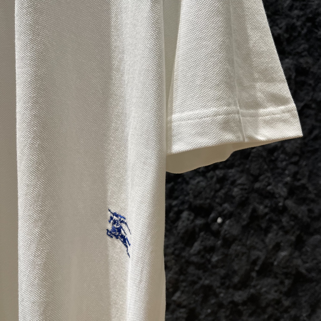 新款BUR刺绣logo夏季新款短袖polo采用舒适透气针织面料潮流搭配顶级的做工高端品质！男女同款尺码X