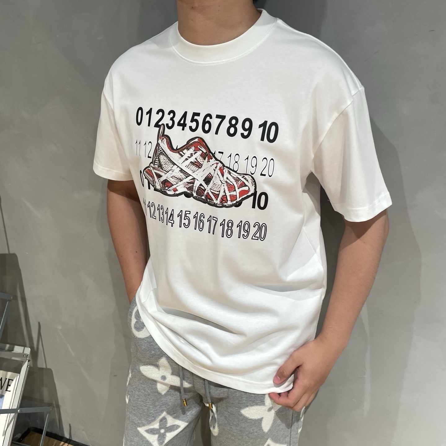 MM6 masculino logotipo MM6 S-XL — photo 2