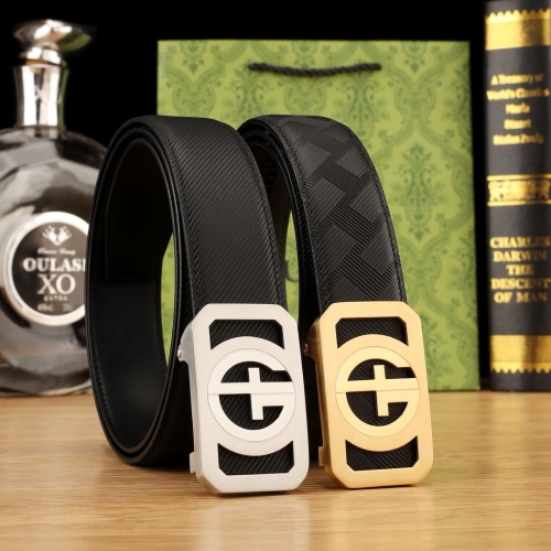Gucci Men's Automatic Buckle Leather Belt, 3.5cm Width, High-End Quality 1 Gucci Men's Automatic Buckle Leather Belt, 3.5cm Width, High-End Quality