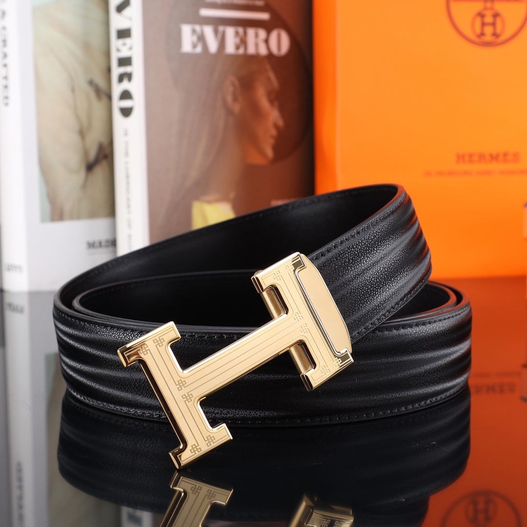 爱玛仕自动㊙️原单高端品质🎗专柜官网同步🌟支持NFC感应💎宽度3.5自动精美扣头💯意大利进口头层原版花纹