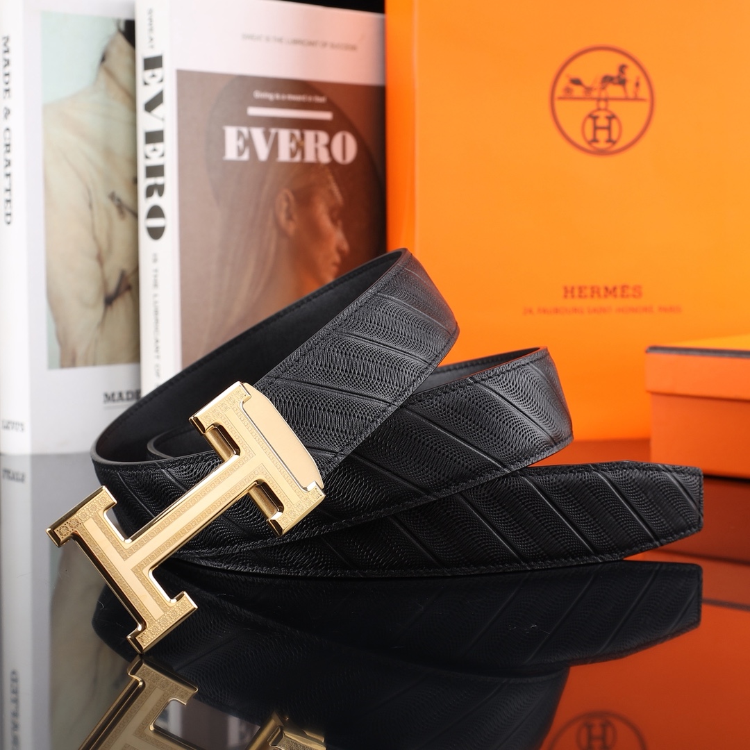 爱玛仕自动㊙️原单高端品质🎗专柜官网同步🌟支持NFC感应💎宽度3.5自动精美扣头💯意大利进口头层原版花纹