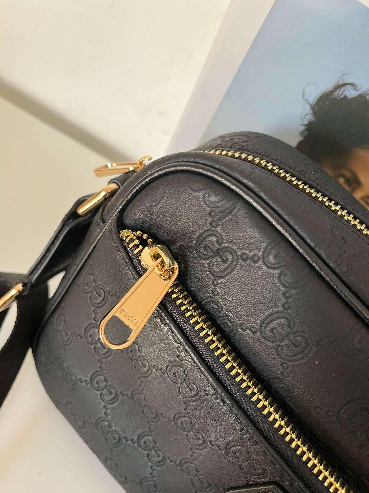 新款🌹🆕Gucci,古奇❤️专柜同步 男士斜挎包🐮🐮原版品质 商务款式,手感绝对牛!进口台湾面料配头层牛