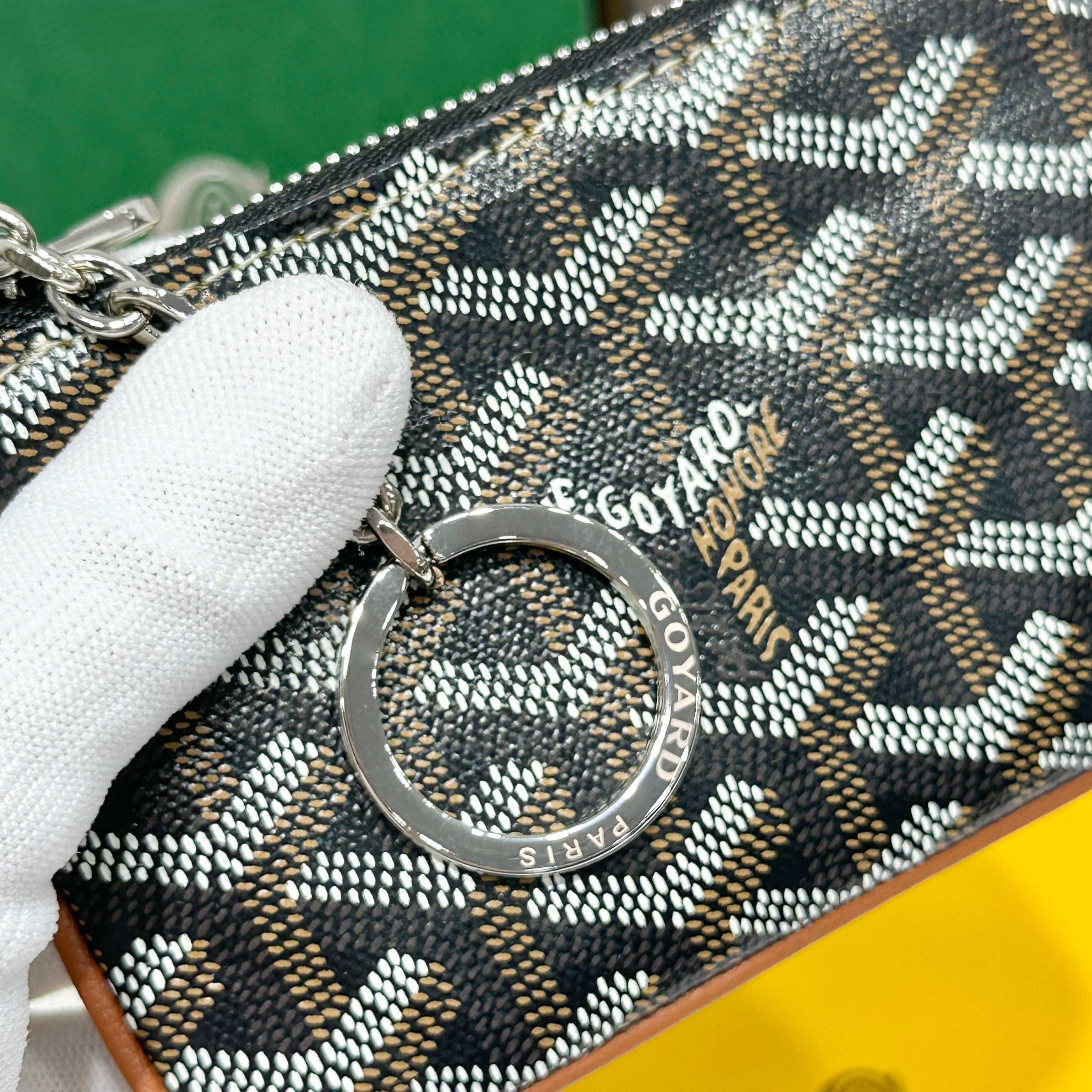 Compact Goya Sénat Nano Key Pack with Secure D Rings and Zippers - 图片 4