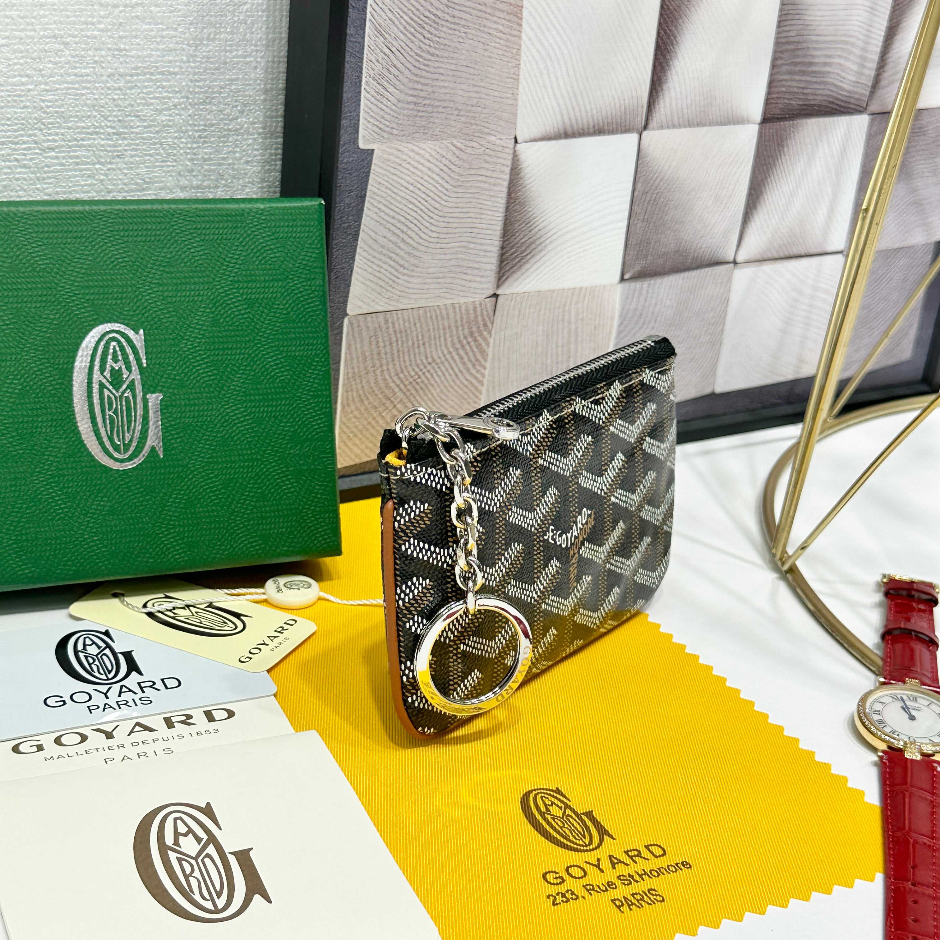 Compact Goya Sénat Nano Key Pack with Secure D Rings and Zippers - 图片 3