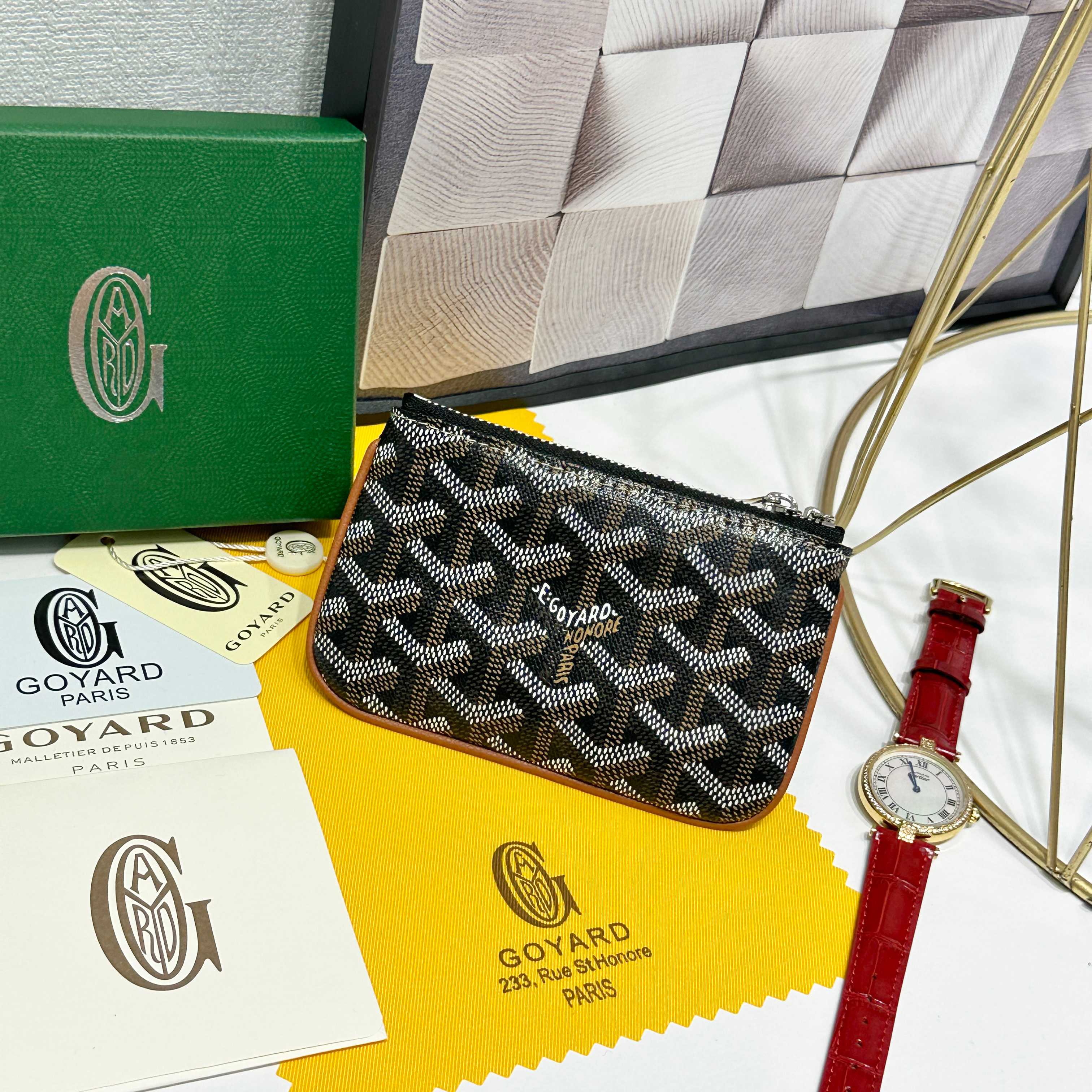 Compact Goya Sénat Nano Key Pack with Secure D Rings and Zippers - 图片 2