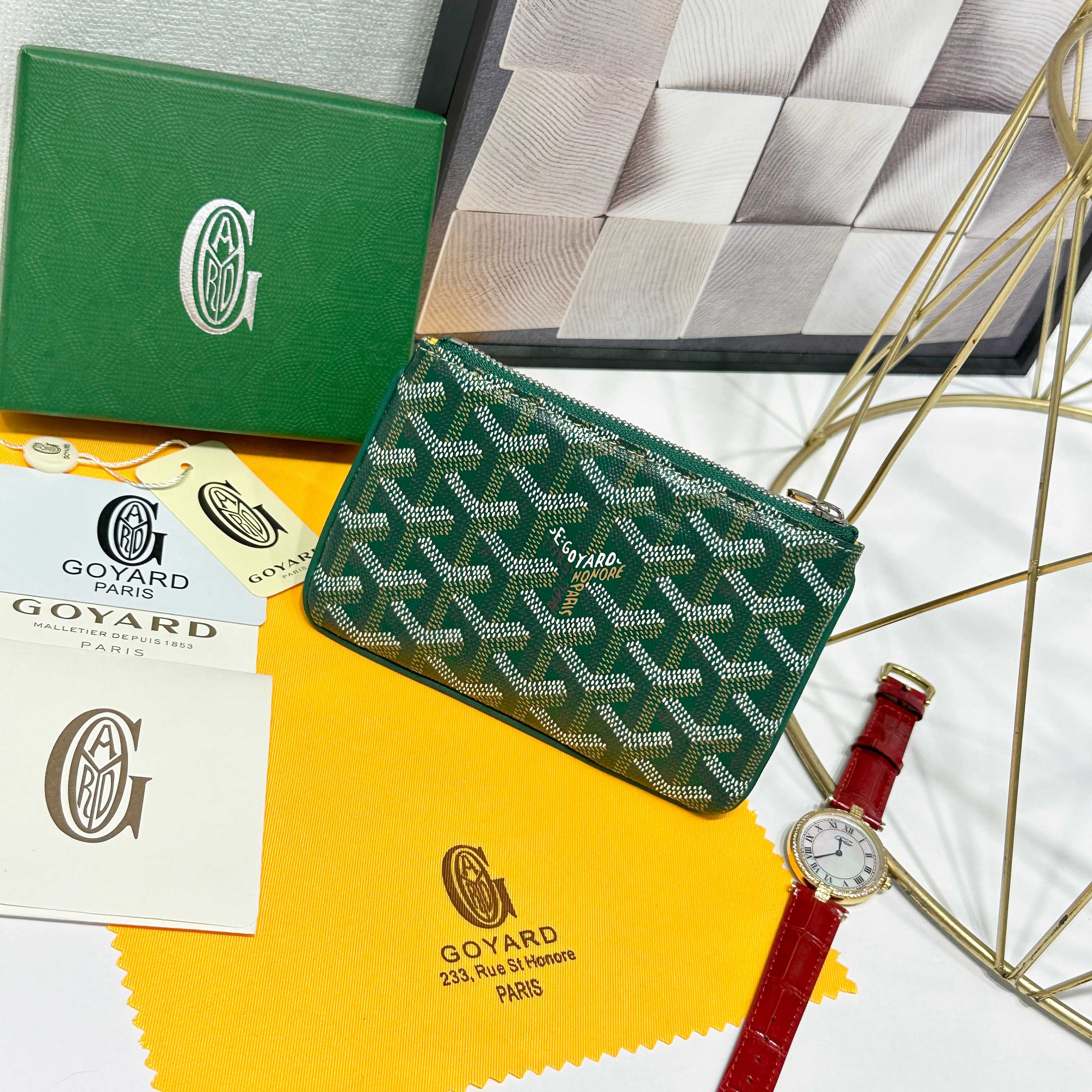 “665 Goya Sénat Mini Handbags: Versatile Zero Wallets and Card Clips” - 图片 2