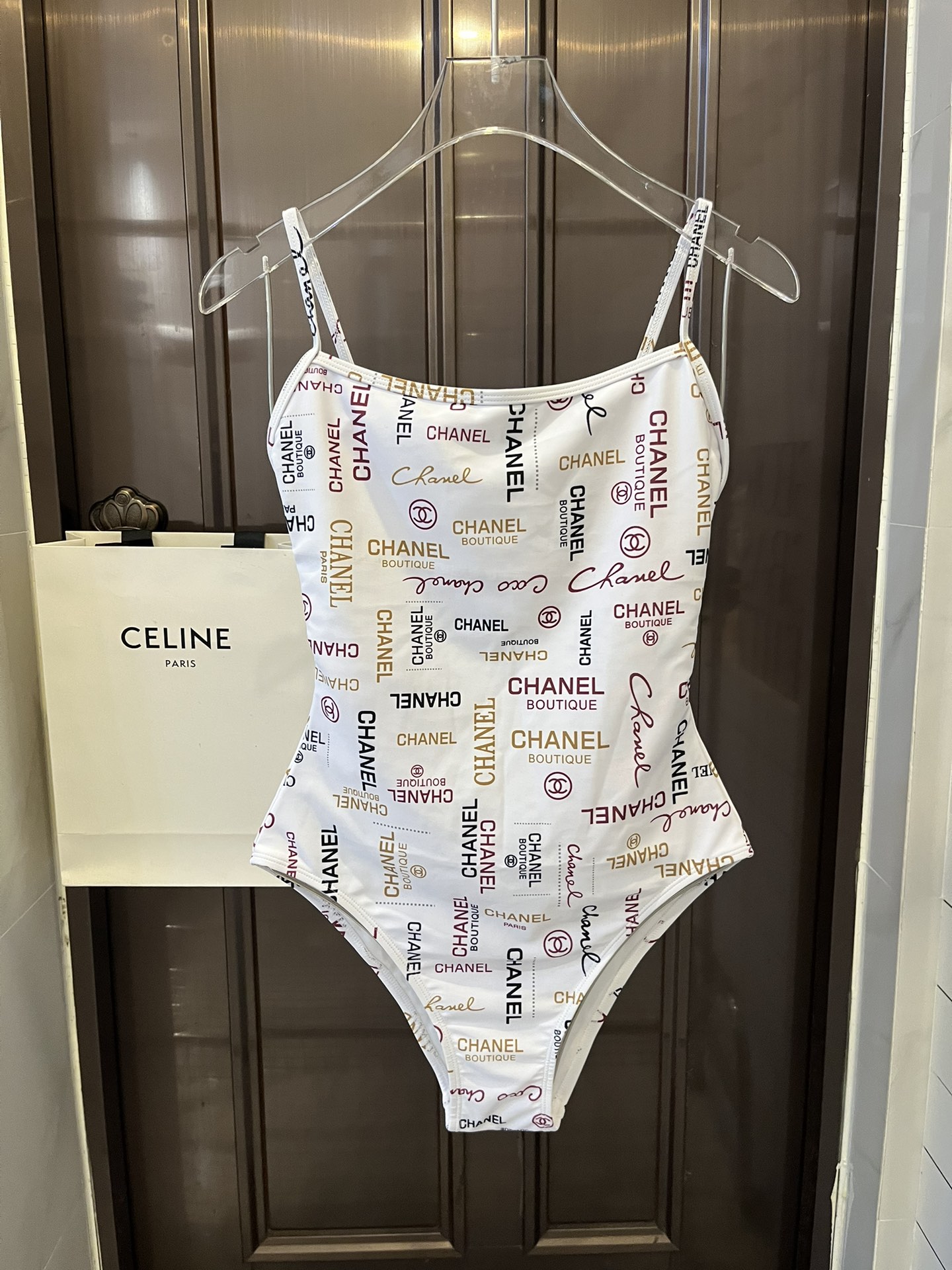 Chanel香奈儿最新款沙滩系列连体式泳衣可以说是游泳衣的天花板了强烈推荐！实物非常高级泳衣外穿太️了怎