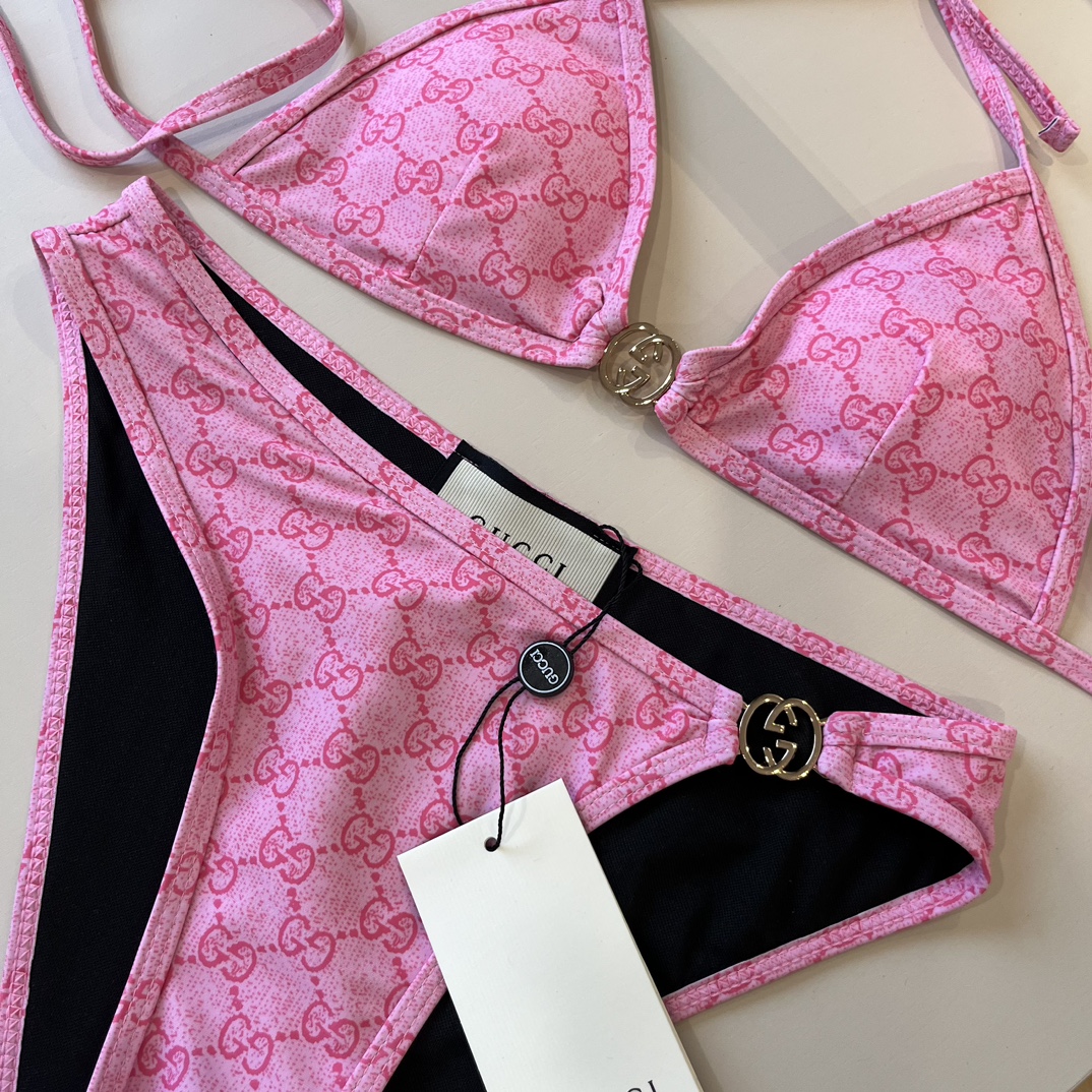 。

Gucci古奇比基尼👙，分体泳衣，S M L XL