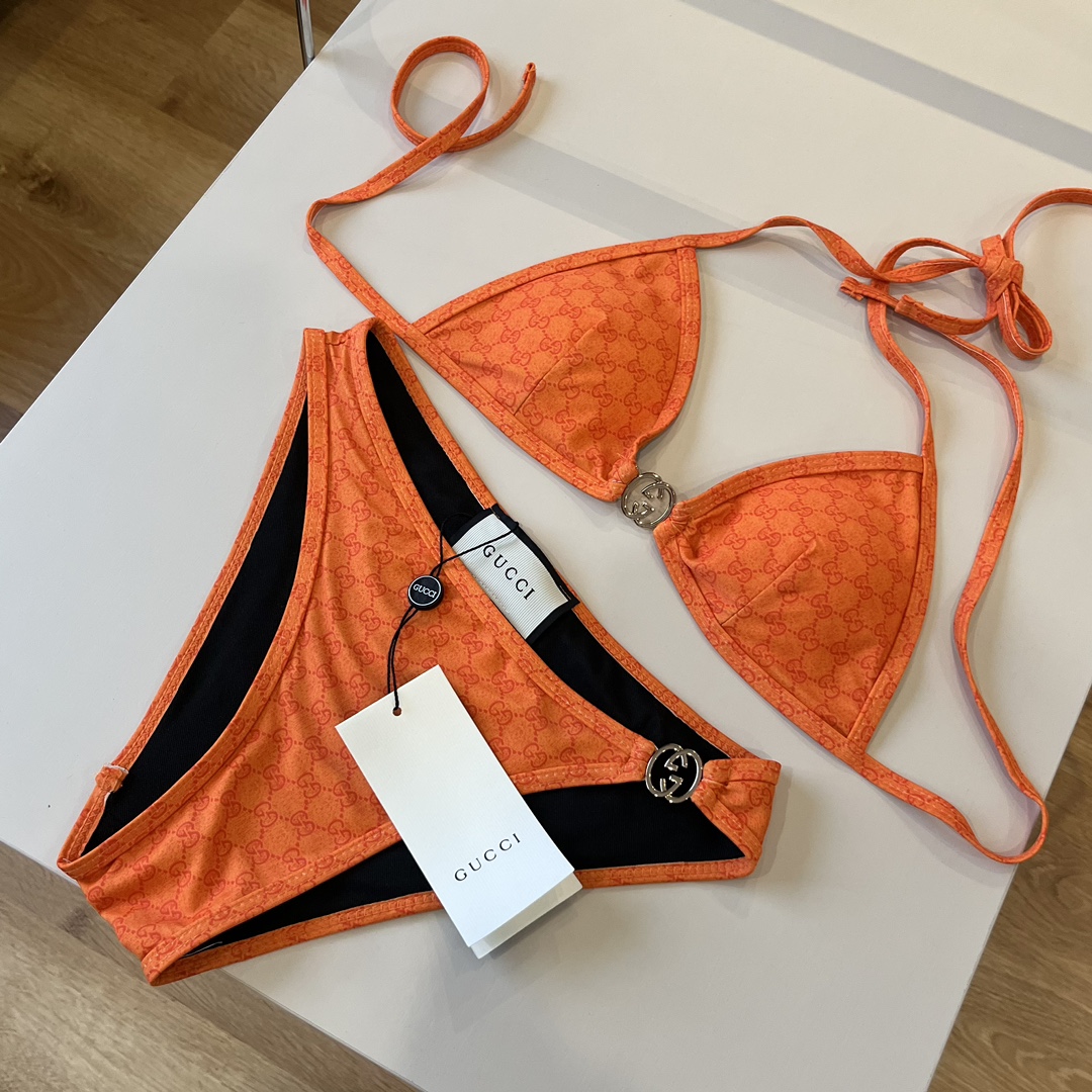 。

Gucci古奇比基尼👙，分体泳衣，S M L XL