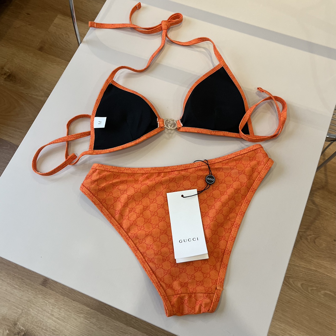 。

Gucci古奇比基尼👙，分体泳衣，S M L XL