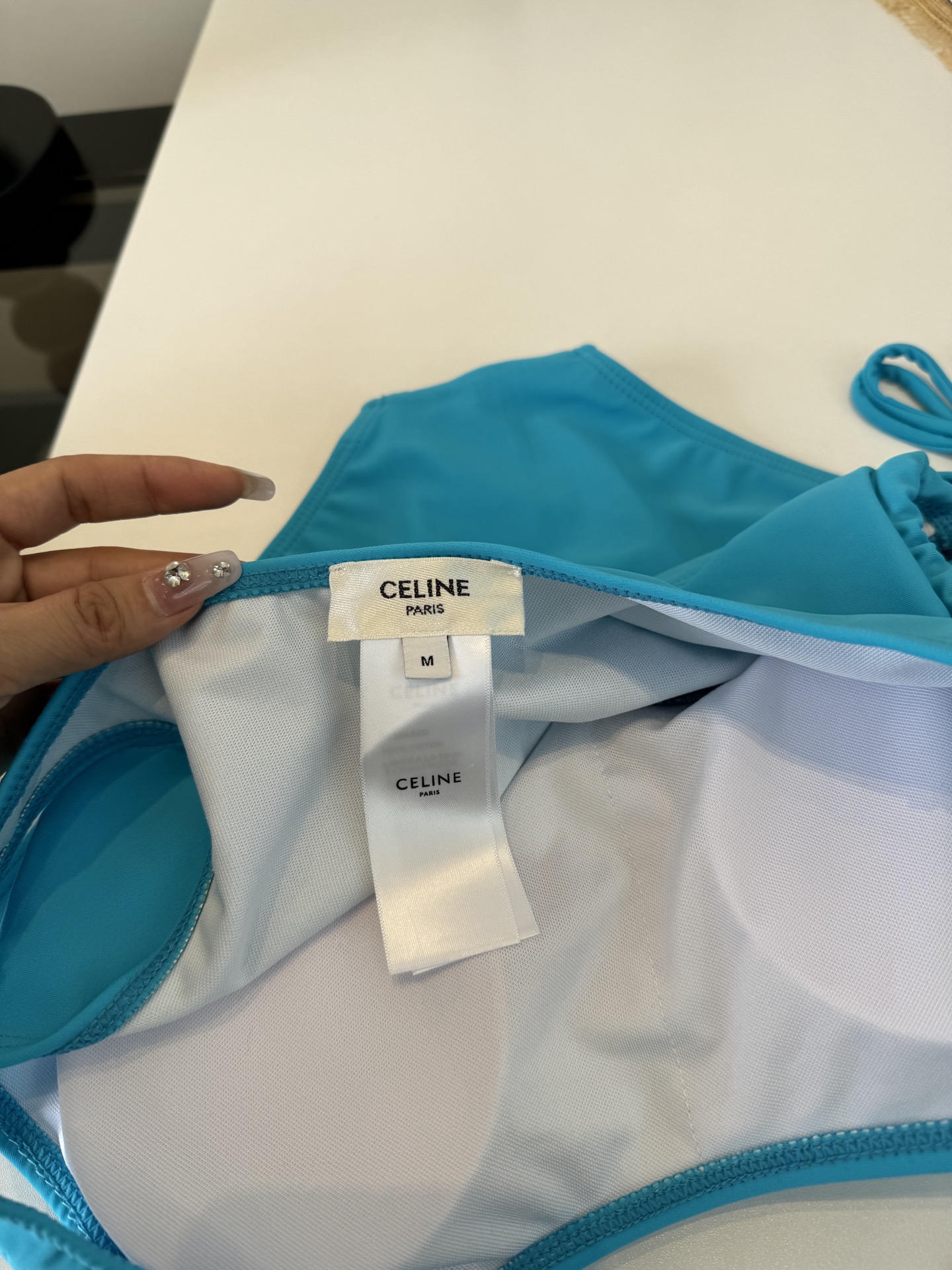 🌾Celine赛琳 连体比基尼泳衣🩱👙 码数 S M L XL