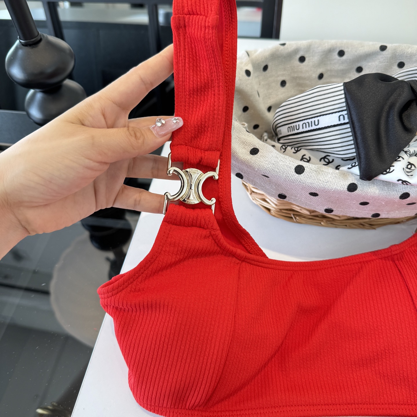 🌾Celine赛琳分体泳衣比基尼👙，S M L XL