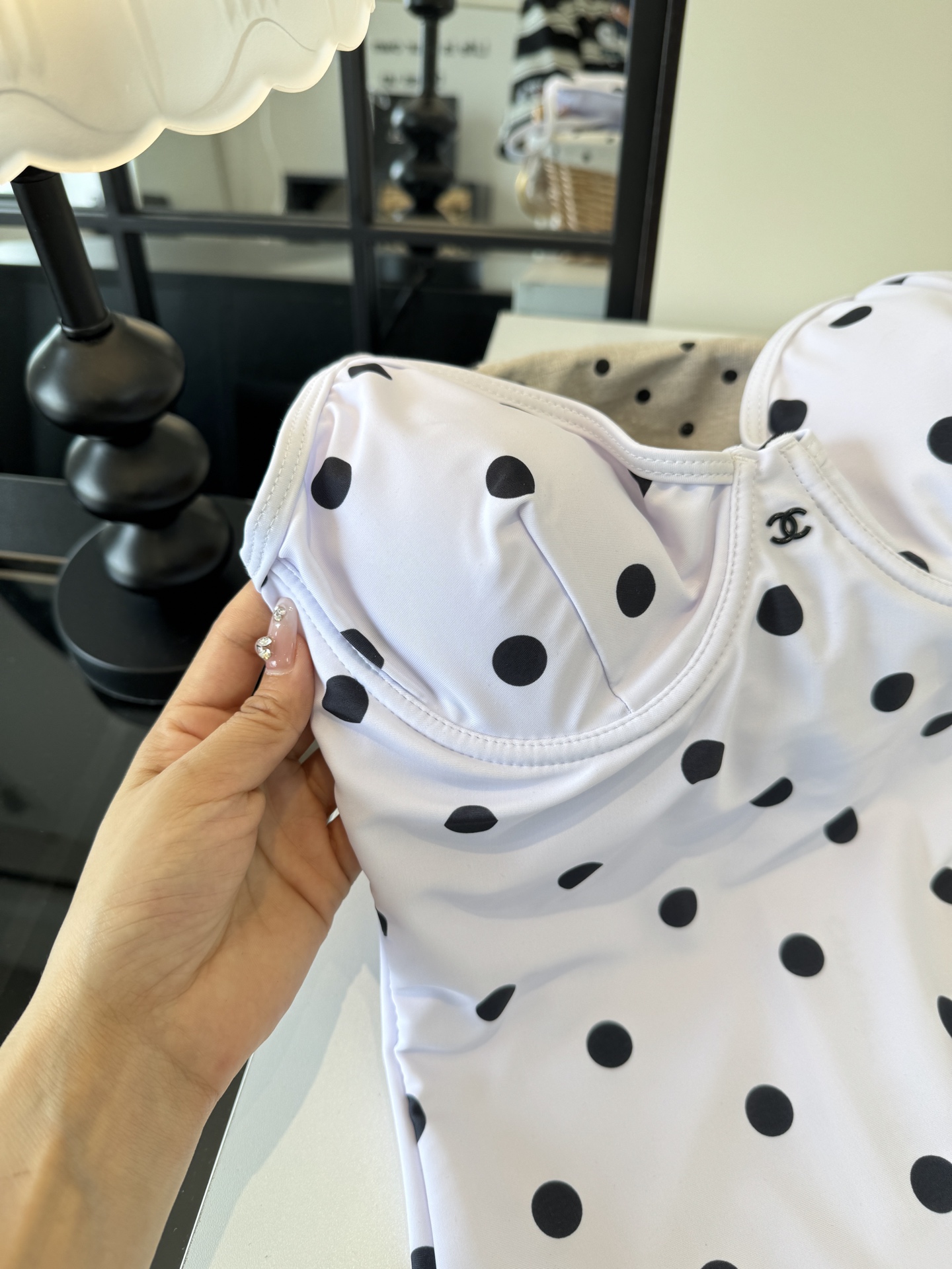 🌾Chanel香奈儿连体比基尼👙泳衣，S M L XL