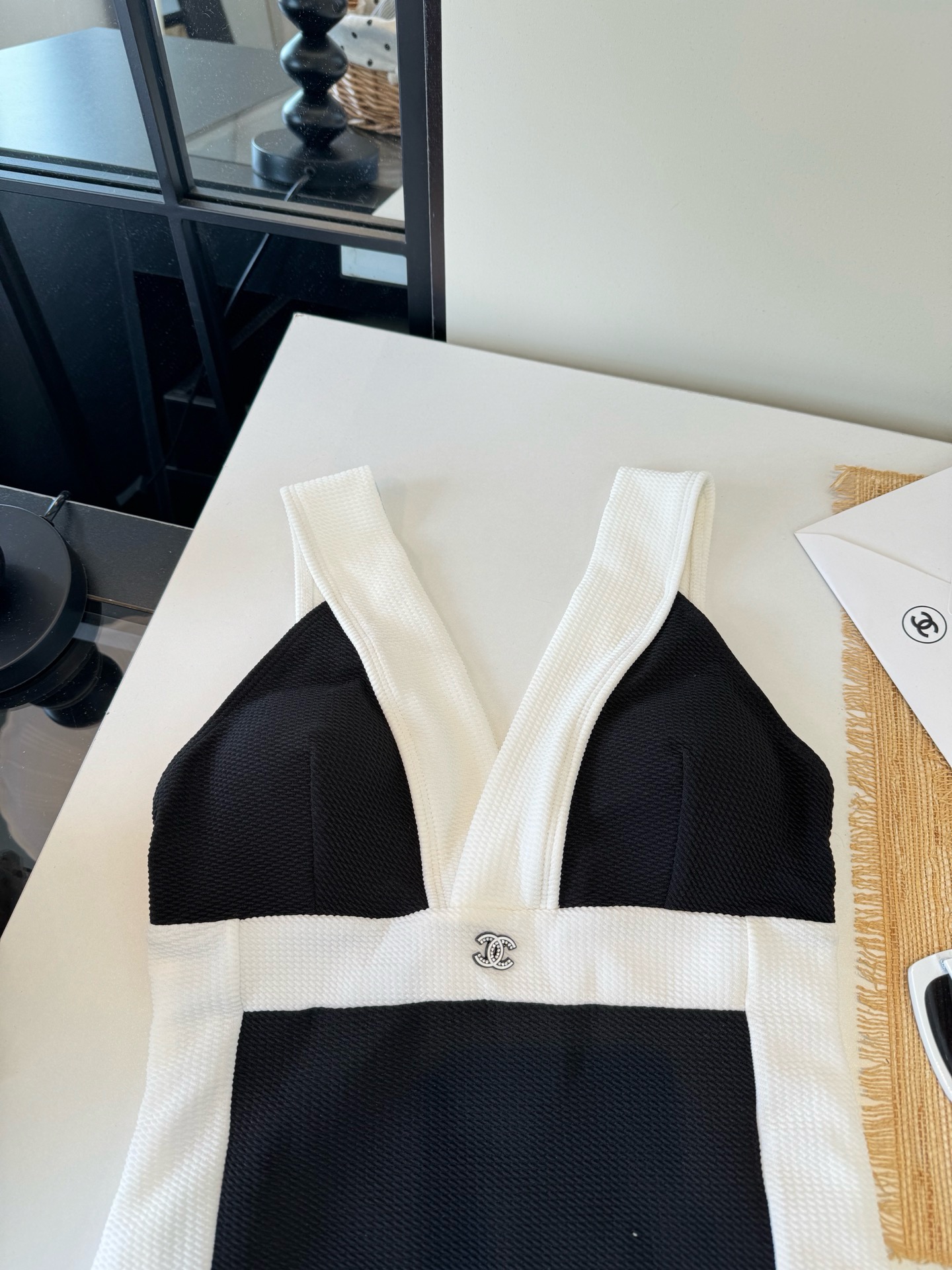 🌾Chanel香奈儿连体比基尼👙泳衣，S M L XL