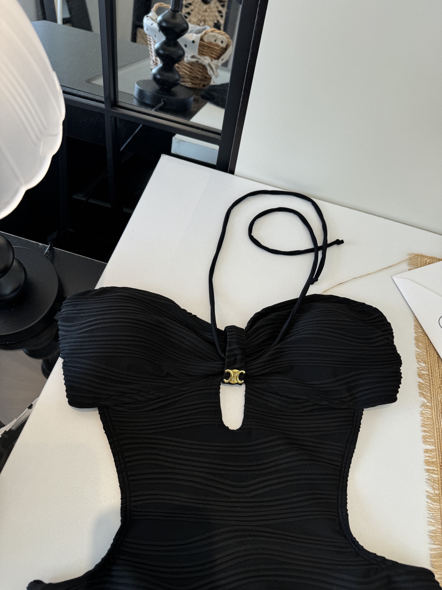 🌾Celine赛琳连体比基尼👙泳衣，S M L XL