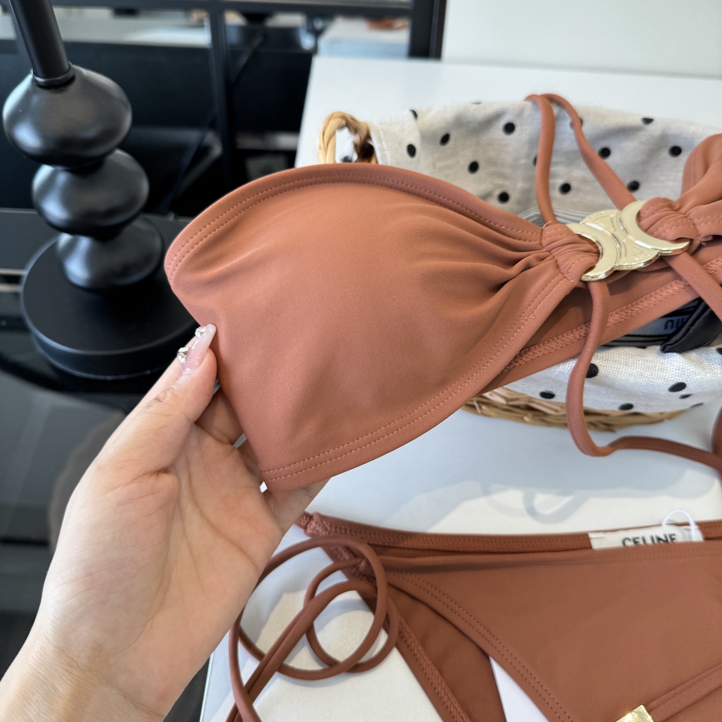 🌾Celine赛琳分体比基尼👙泳衣，S M L XL