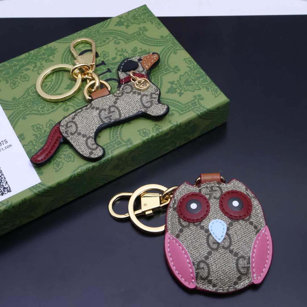 💰242 new Gucci Gucchigucci bag key attachment, two colours for fine work. With a unique sign。 - 图片 3