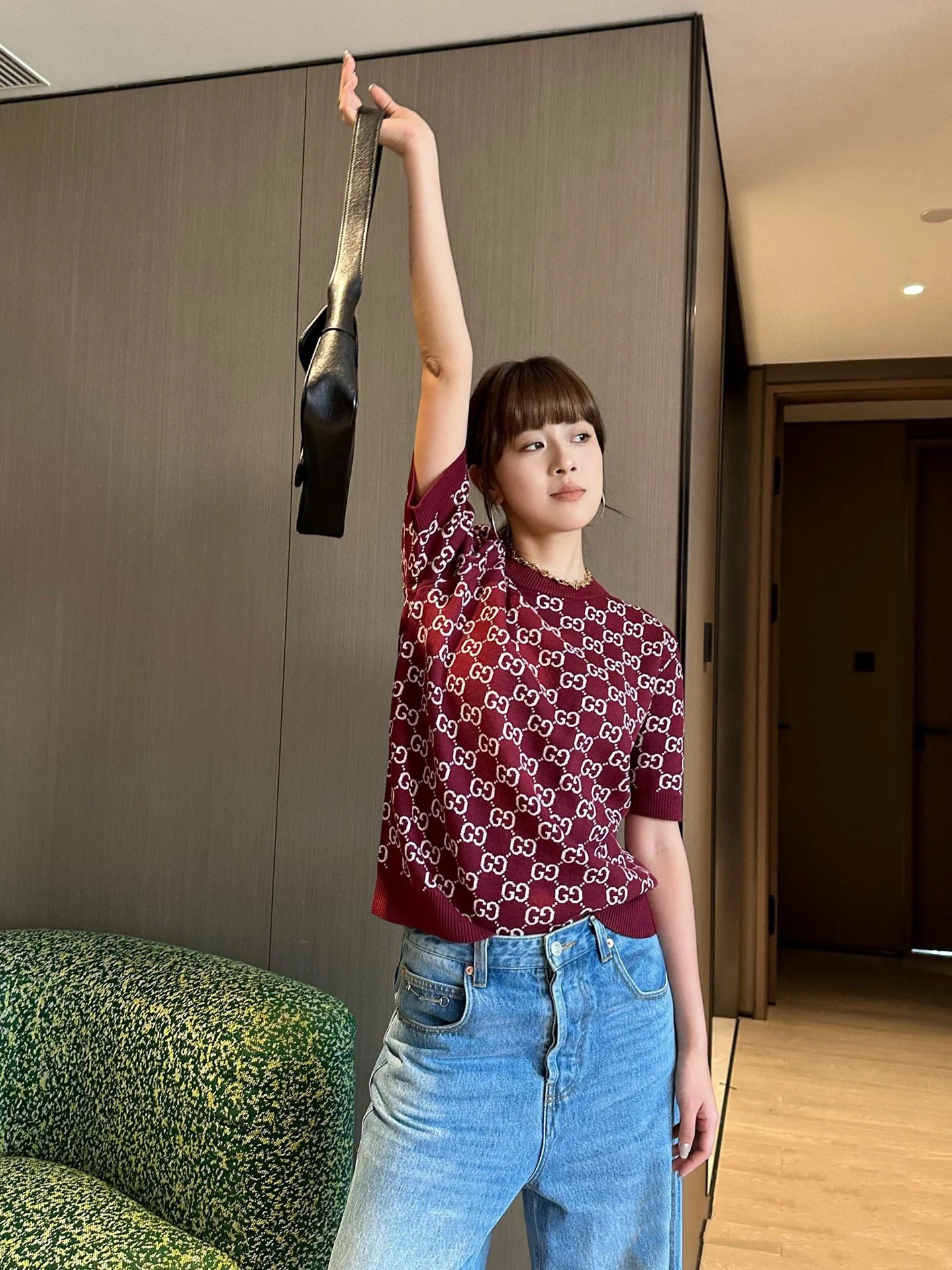 NO:310824,Model upper body picture, alexander wang19860909模特上身图,,alexander wang,Women's clothing