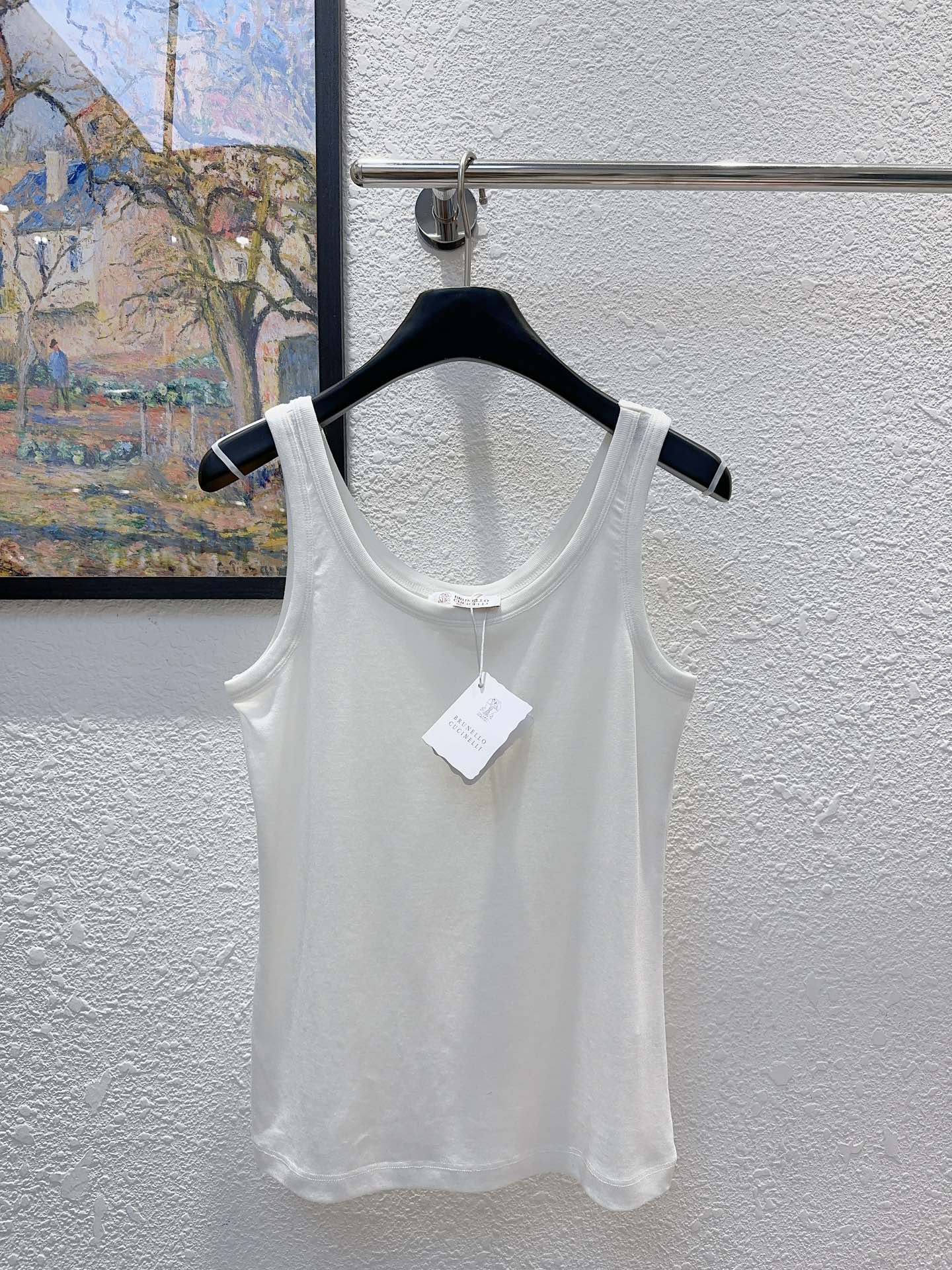 NO:417388,BC home!  Special counter model!  Custom silk cotton fabric back chain beads U-neck sleeveless vest!  Complete three standards!  Extra elasticity!  Four colors!  Number of codes 36/38/40/42, shipped in stock!  (40 size bust 78 length 55), chanel,alexander wang19860909BC家！专柜款！定制丝棉面料后背链珠U领无袖背心！三标齐全！超大弹力！四色！码数36/38/40/42,现货发！(40码胸围78衣长55),,chanel,alexander wang,Women's clothing