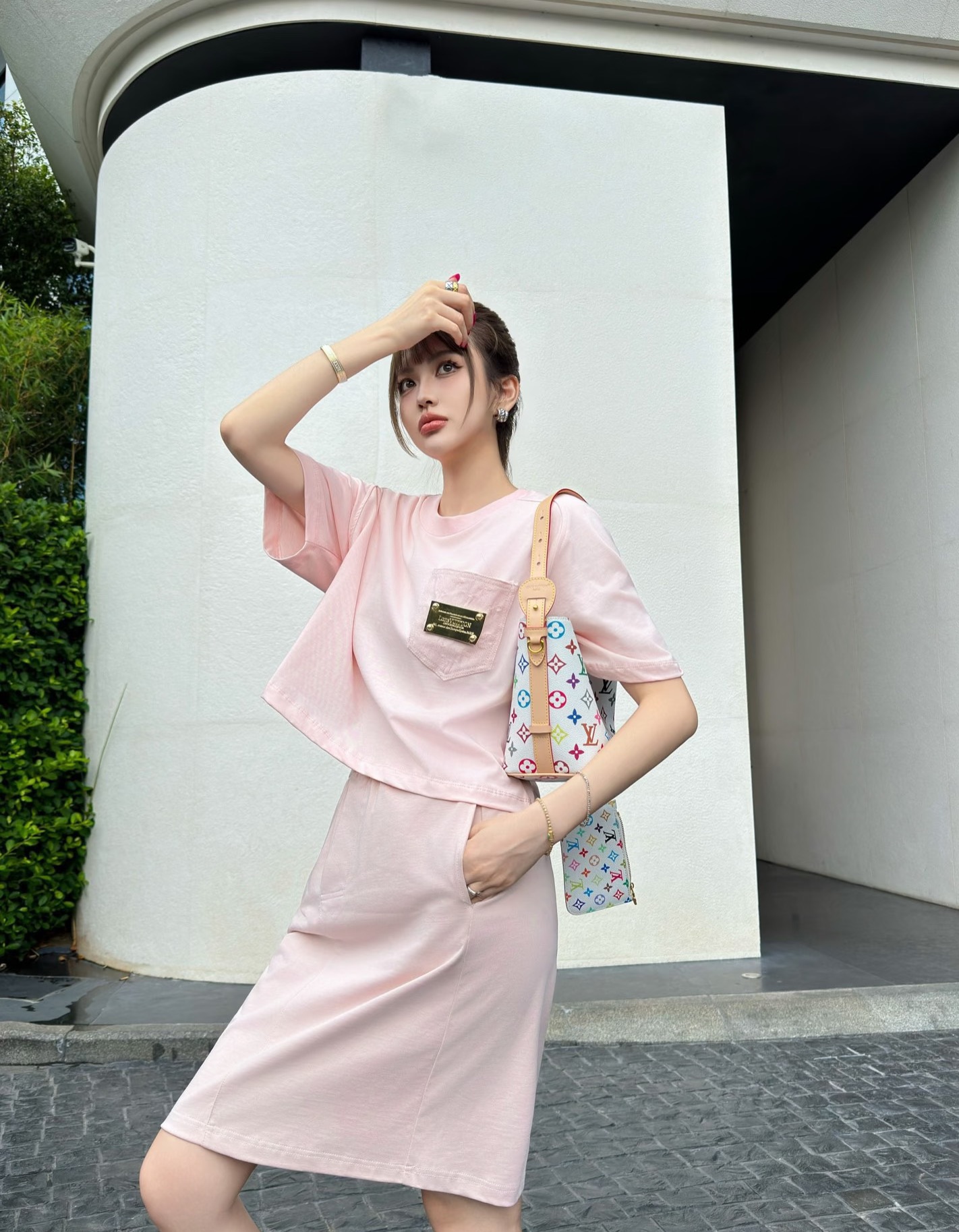 NO:422493,Model upper body picture, alexander wang19860909模特上身图,,alexander wang,Women's clothing