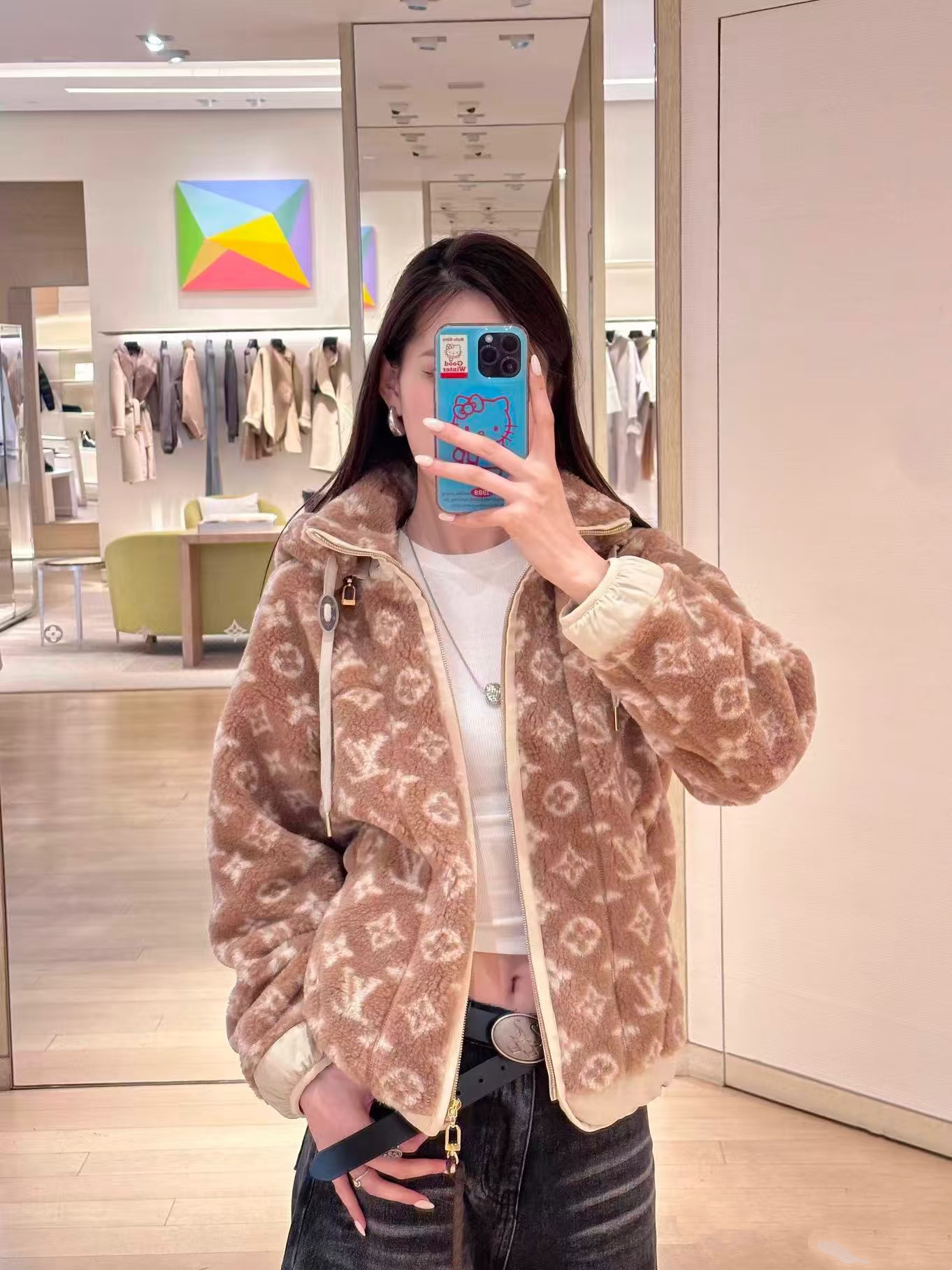 NO:710017,Donkey’s house!  Counter style!  High version!  Customized letter zipper hardware all-over letter logo pattern hooded cardigan teddy jacket!  All three standards are complete!  Size S/M/L, shipped from stock!  (M size bust 126, length 65),,louis vuitton,louis vuitton,louis vuitton,jackets & coats,hats,19860909Lv驴家！专柜款！高版本！定制字母拉链五金全身字母logo图案连帽开衫泰迪外套！三标齐全！码数S/M/L,现货发！(M码胸围126衣长65),,louis vuitton,louis vuitton,louis vuitton,jackets & coats,hats,,Women's clothing