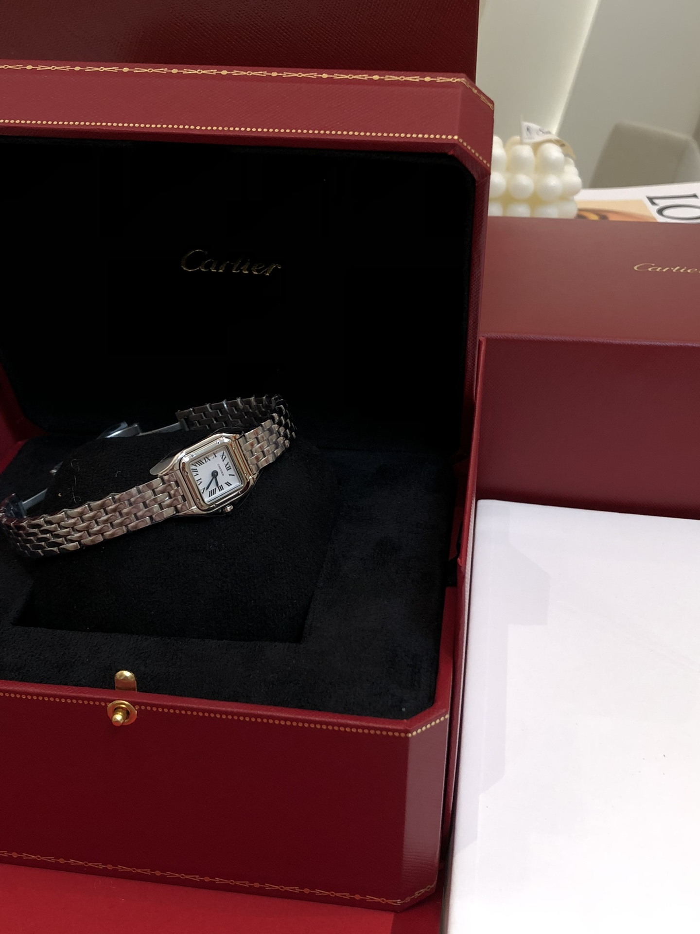 Cartier Panthère de Cartier Watch, Mini Model, Quartz movement, Steel 8 i1748078168 6924 3