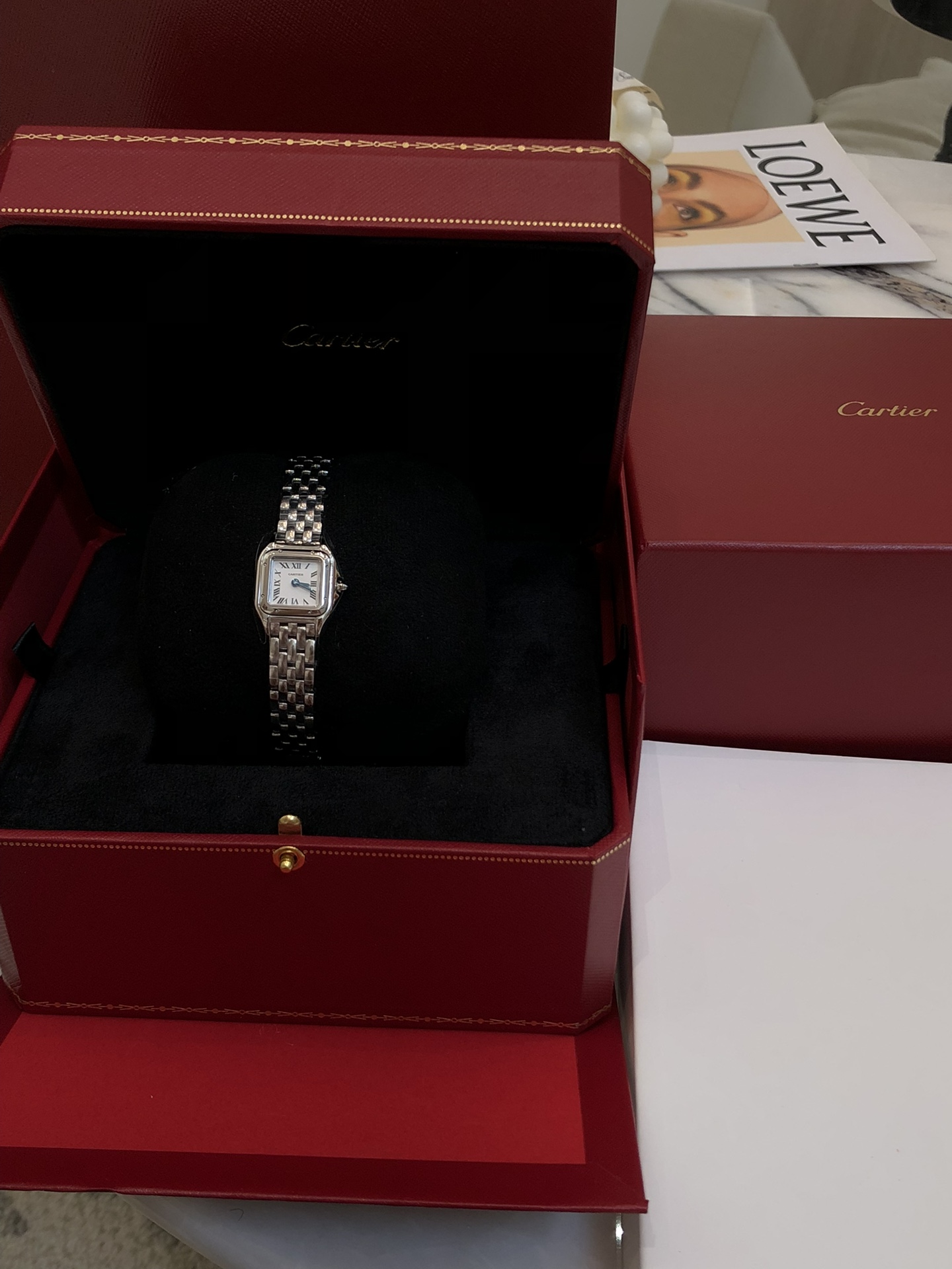Cartier Panthère de Cartier Watch, Mini Model, Quartz movement, Steel 2 i1748078169 4593 5