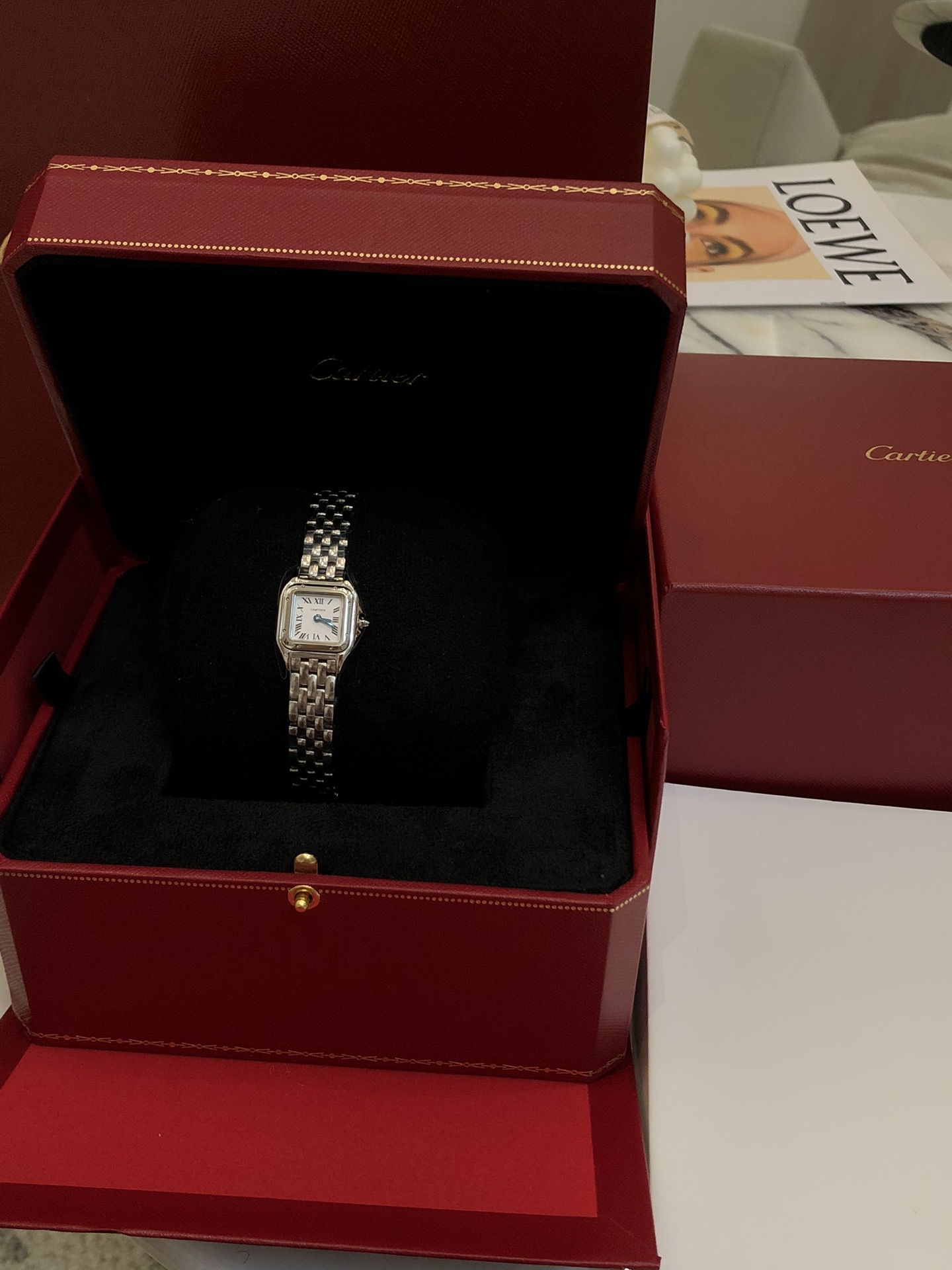 Cartier Panthère de Cartier Watch, Mini Model, Quartz movement, Steel 6 i1748078169 8148 6