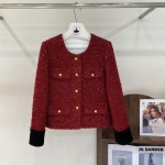 Chanel Clothing Coats & Jackets Burgundy Red 1 Chanel Clothing Coats & Jackets Burgundy Red