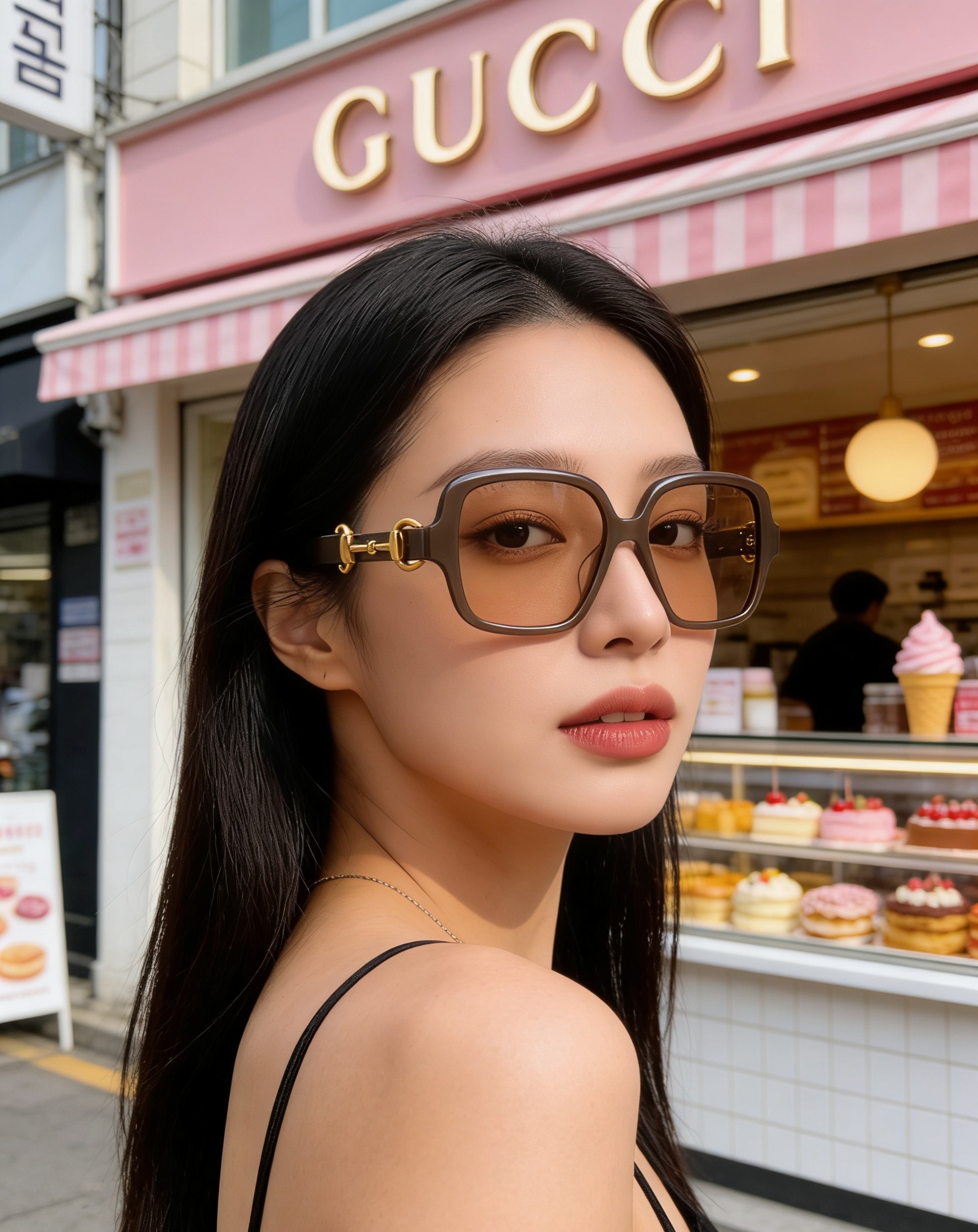 GUCCIoversizedMOD：GG2215SSize：57口16-140