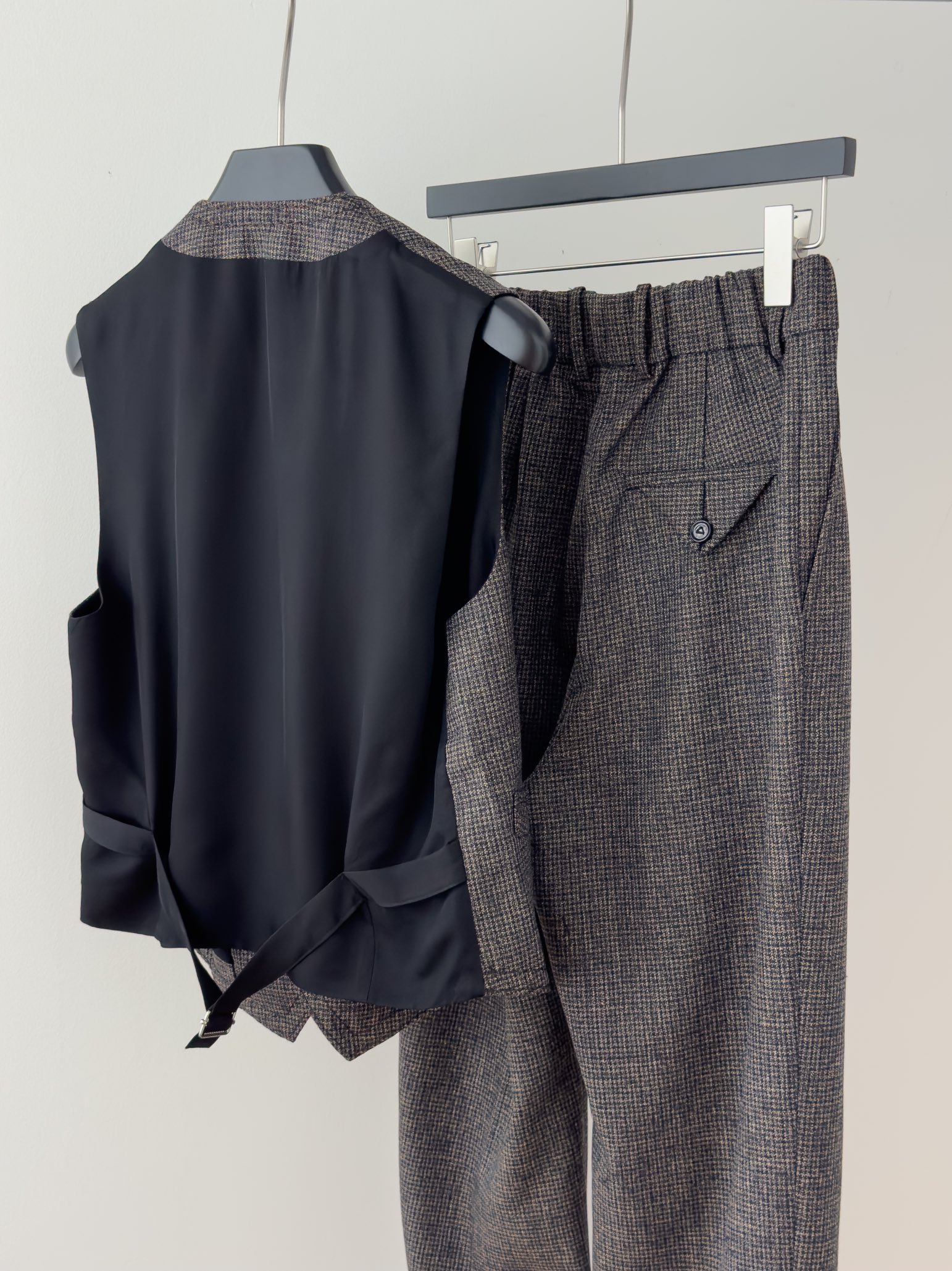Fashionable Old Money Remodeled Classic Vest and Long Pants - 图片 7