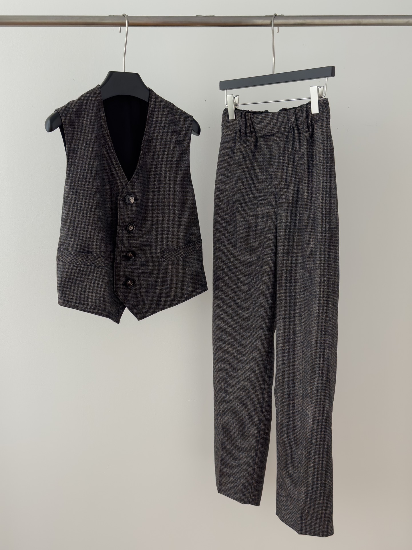 Fashionable Old Money Remodeled Classic Vest and Long Pants