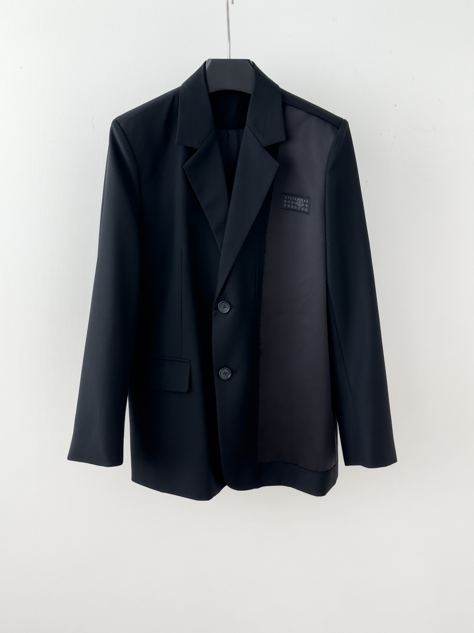 Maison Margiela Women’s Suit: Original Hard-Core Design with Wool Collage, Perfect for Autumn