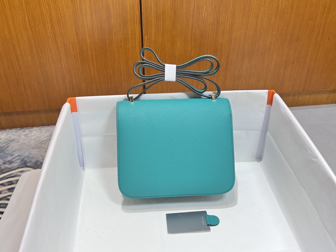 Hermès [23 new styles] Hermes/Hermes hand-stitched constance Kangkang 19 new models with mirror, epsom cowhide and lambskin lining, classic cute