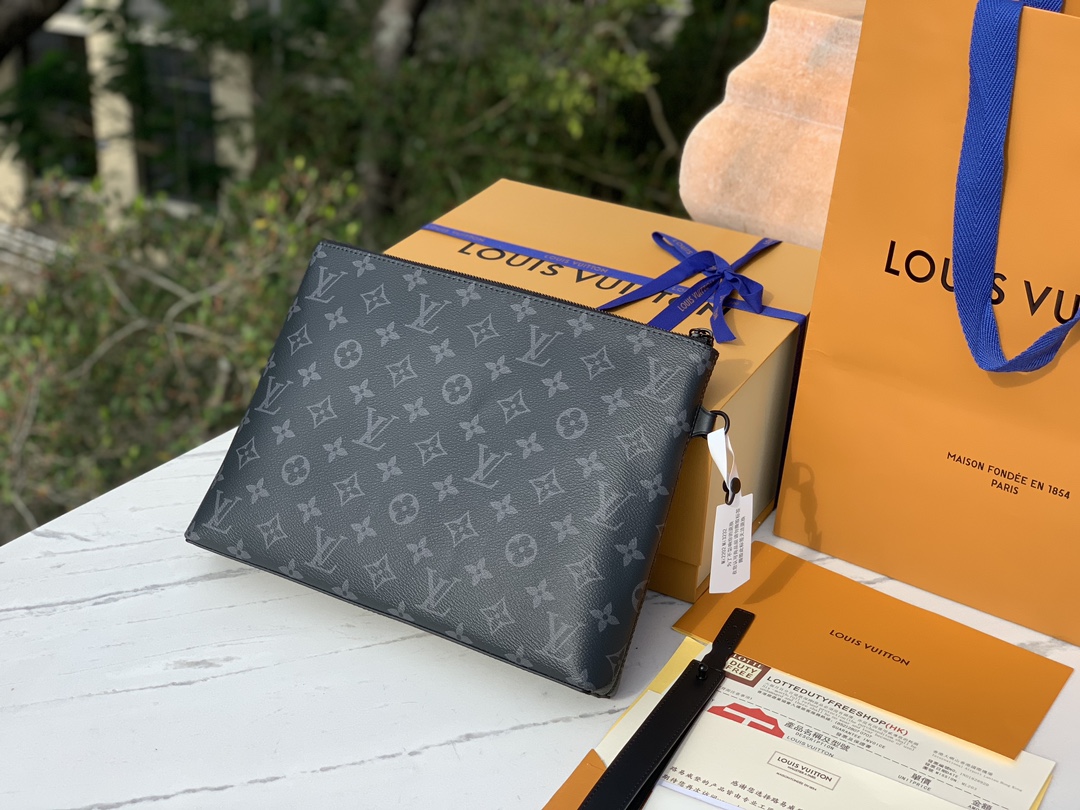 🌼 m40504尺寸:30× 22×5cm贸易公司渠道，LV Aerogram 手拿包，手包超强实用设计