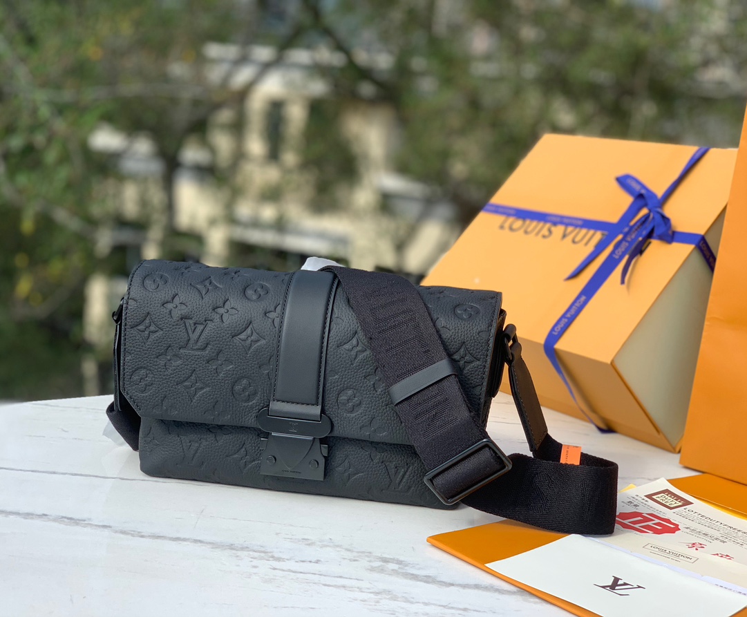 非市场普通货 进口皮料半钢五金 m23741尺寸：28x16x10cmLV新款S-CAPE M23741