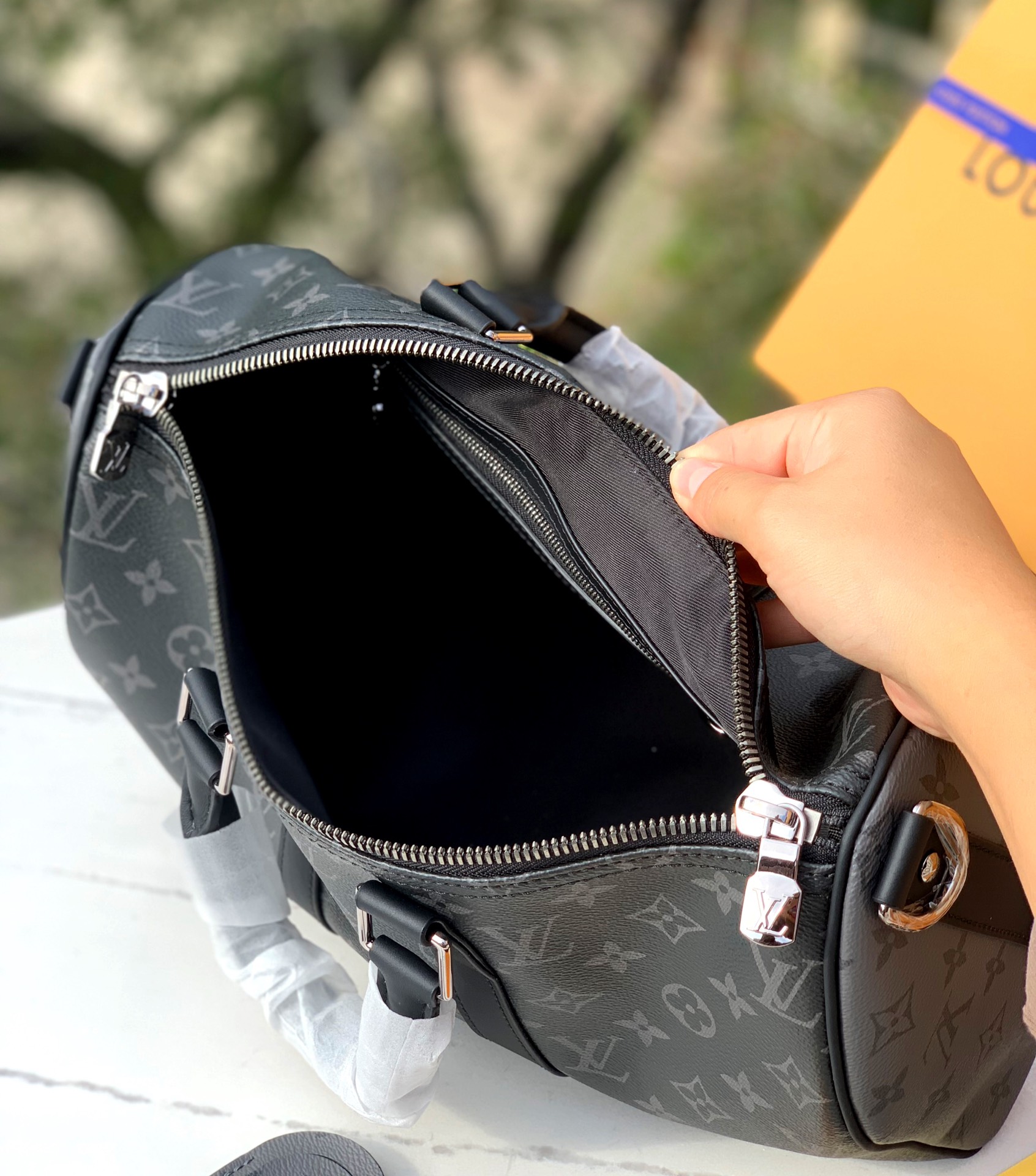 🌼 m46655尺寸：34 x 21 x 16cm香港渠道出货，LV Keepall 35 旅行袋，35