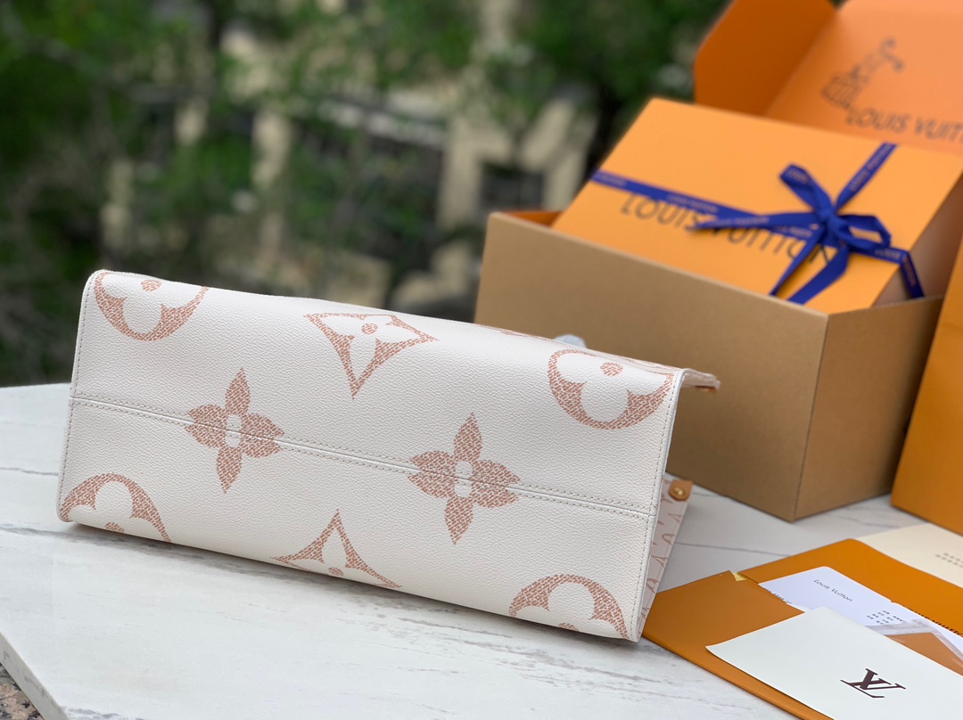 🌼 m46912尺寸：35 ×27 ×14cm24年LV新款沙丘系列 Onthego 中号托特包，采用原