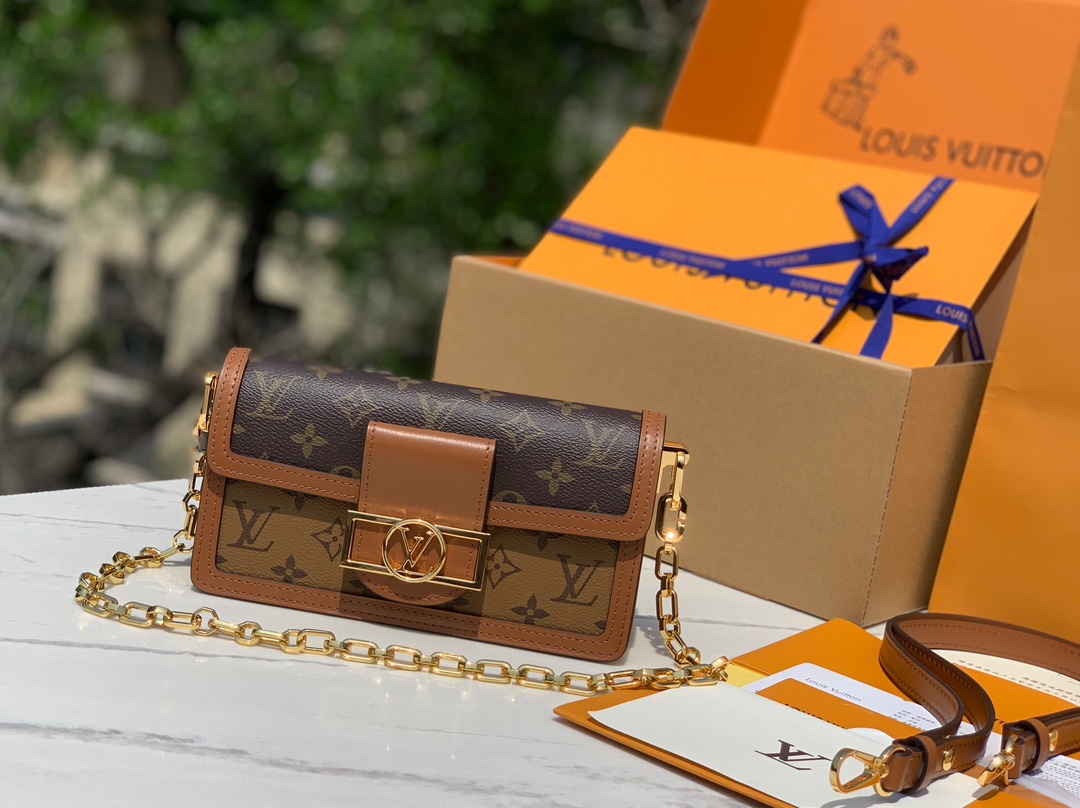 🌼 m46757尺寸:21 ×12 ×5cm海外渠道订单！24年新款DAUPHINE EAST WEST