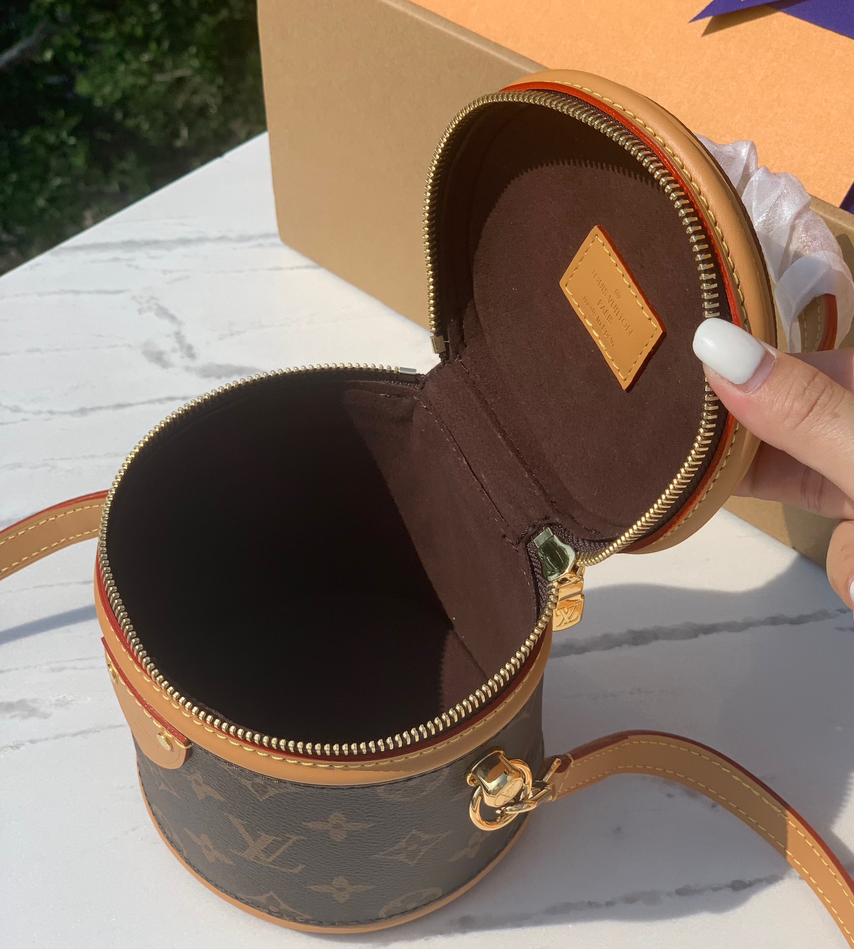 🌼 m82952尺寸：14.5×14×12 cmLV新款Nano Cannes发财桶，终于到货了，香港渠