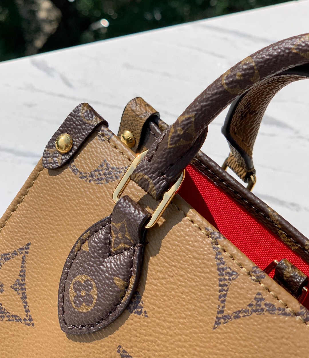 🌼m46839尺寸：18×15×8.5cm 香港渠道订单，LV on the goBB终于等到了！！之前