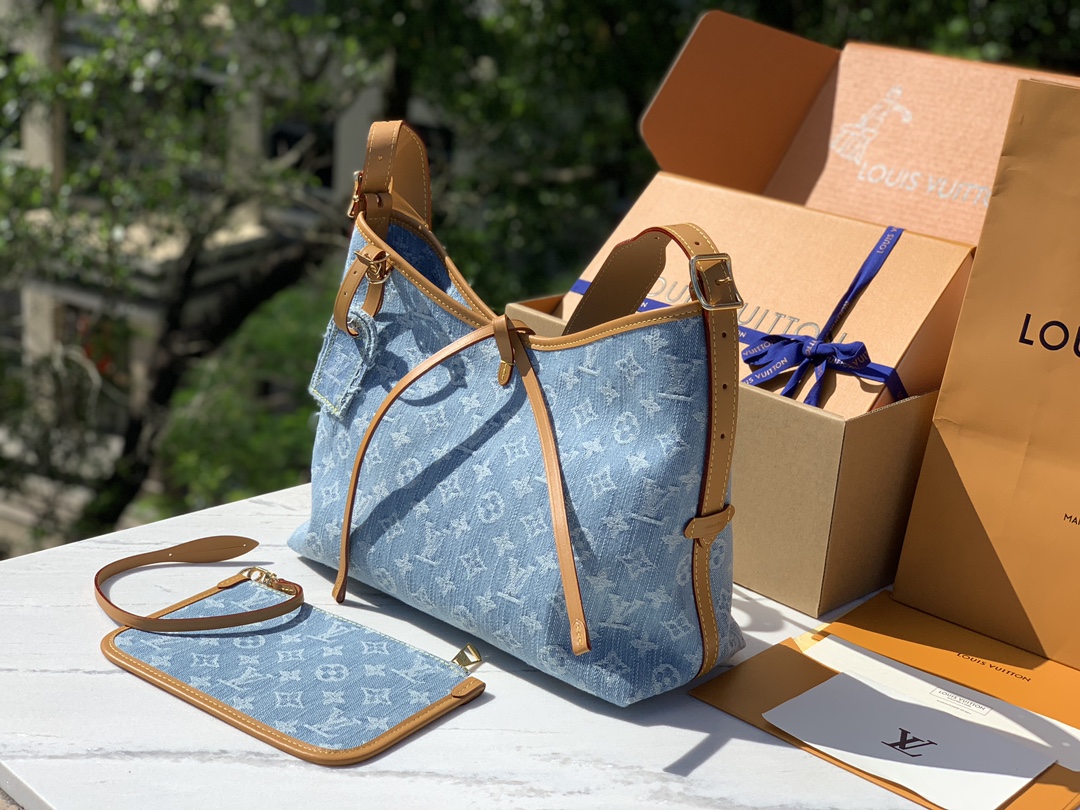 🌼 m11462尺寸：29 × 24 × 12 cm香港渠道订单！ 2024新款Carryall 丹宁牛