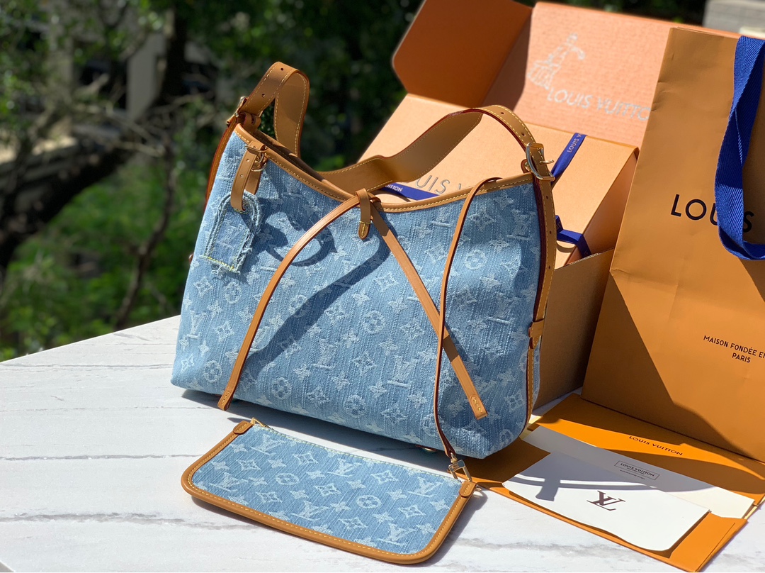 🌼 m11462尺寸：29 × 24 × 12 cm香港渠道订单！ 2024新款Carryall 丹宁牛