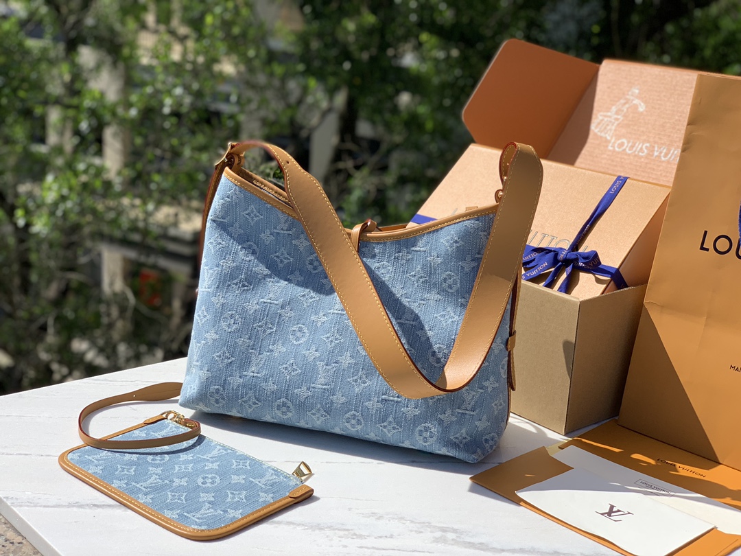 🌼 m11462尺寸：29 × 24 × 12 cm香港渠道订单！ 2024新款Carryall 丹宁牛