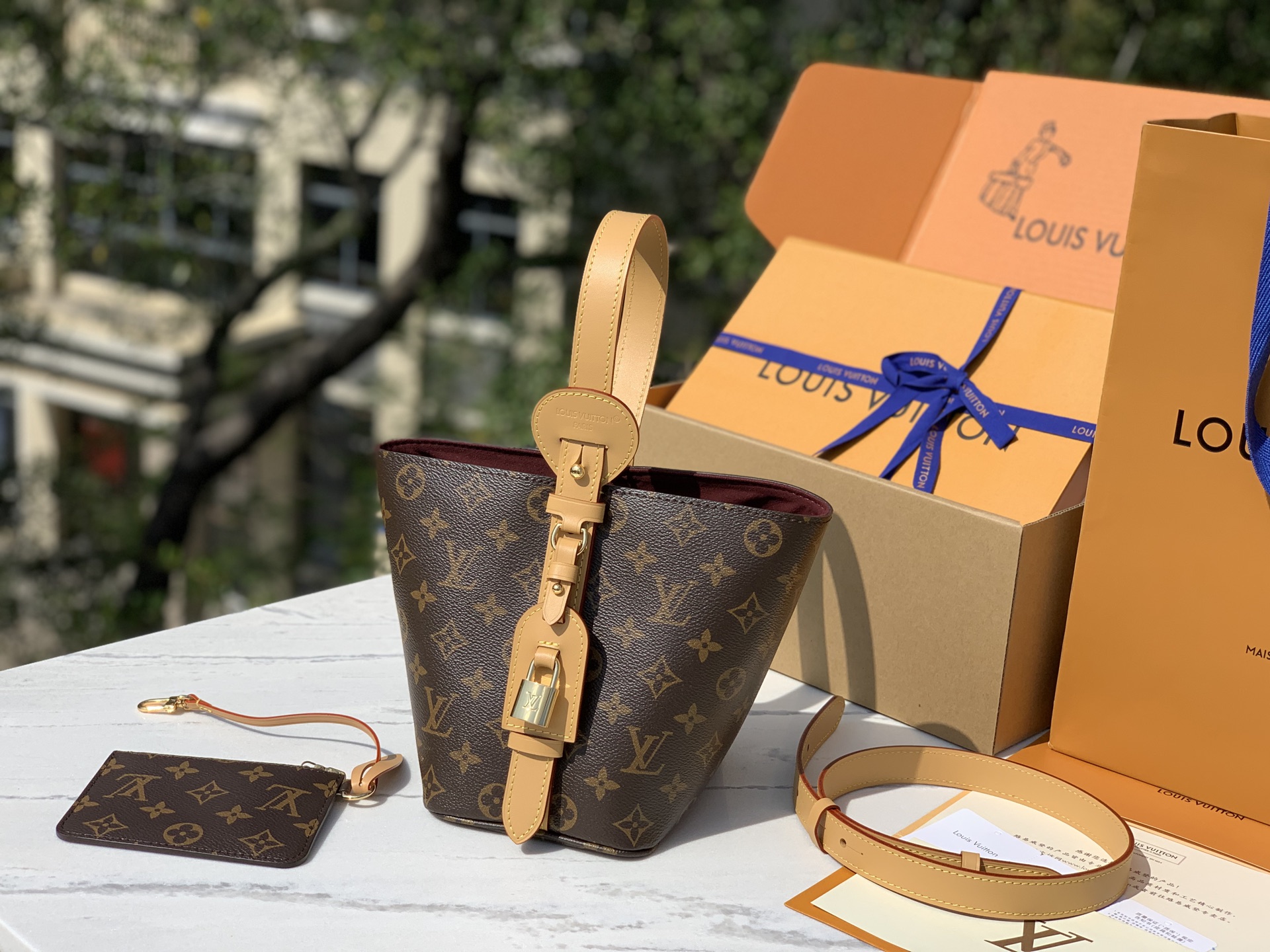 🌼 m12925尺寸：18 x 12 x 16cm2025年度黑马 LV ALL IN BB水桶包，经典