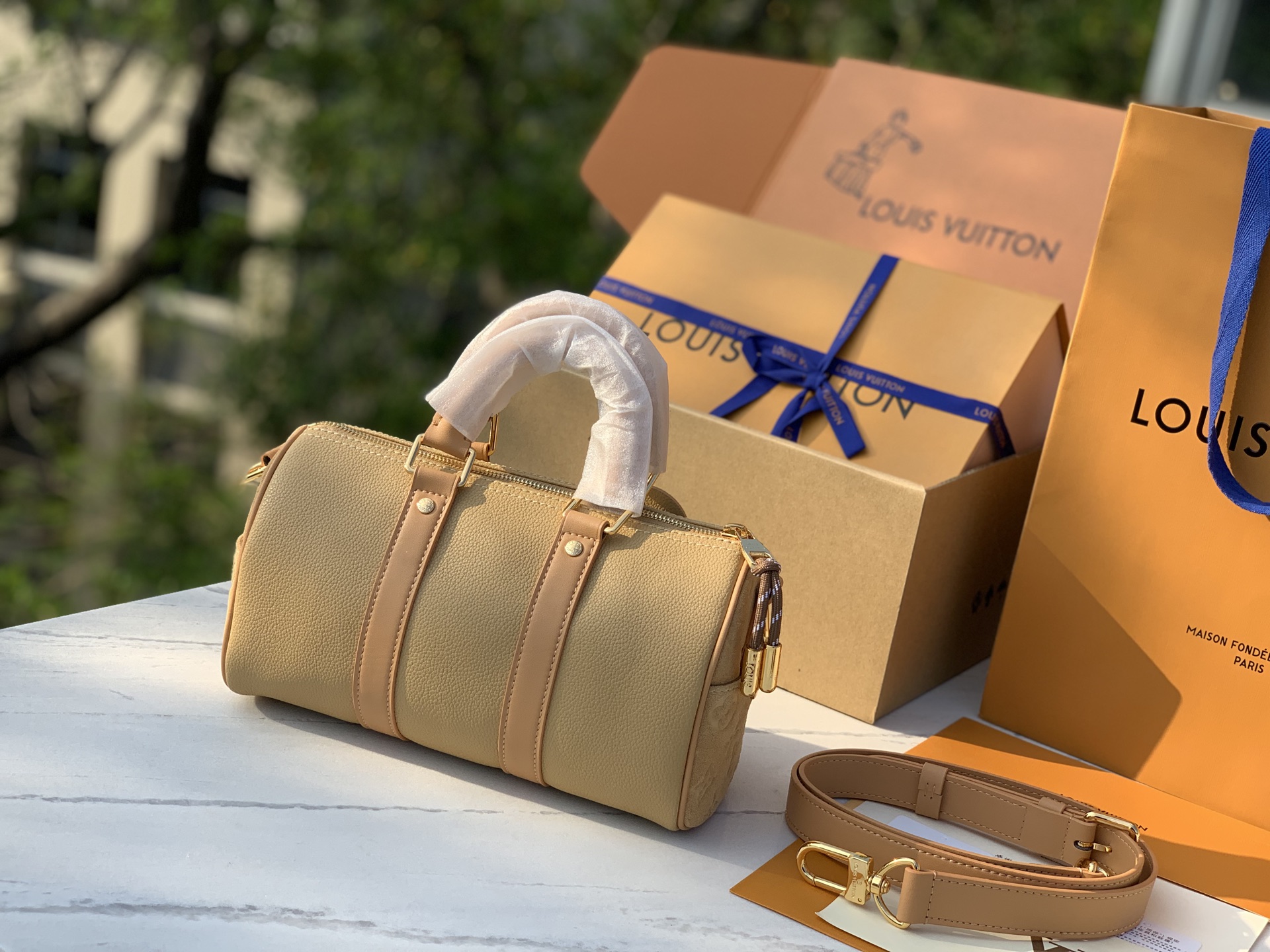 🌼 m12127尺寸:25×15×11cm经典重现！2025新款，LV这只Keepall Bandoul