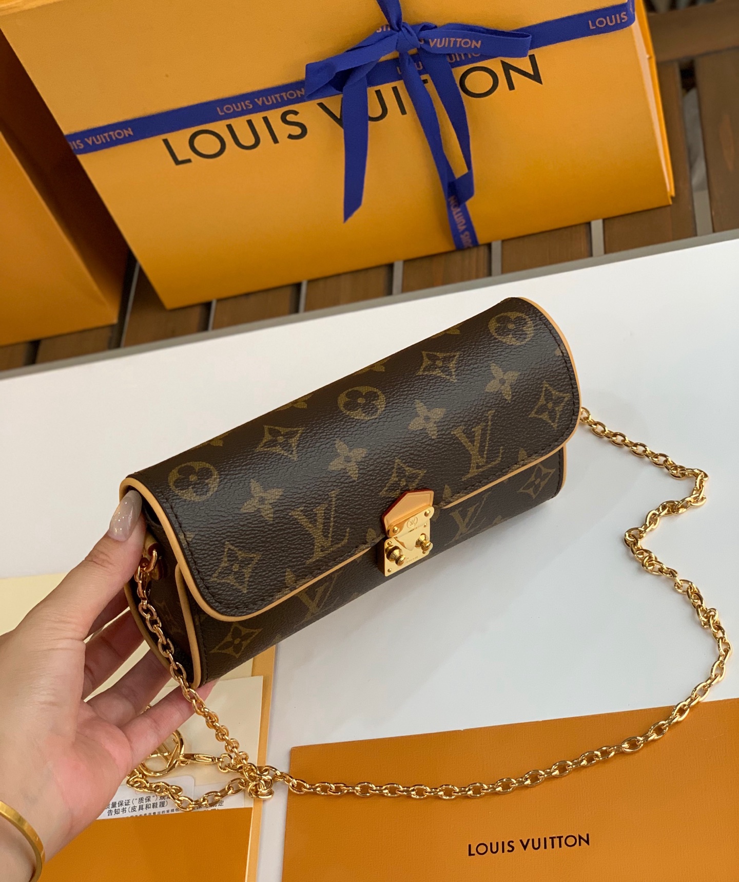 非市场普通货 进口皮料半钢五金 m13566尺寸：11 x 6 x 20.5今夏必入，LV Pochet