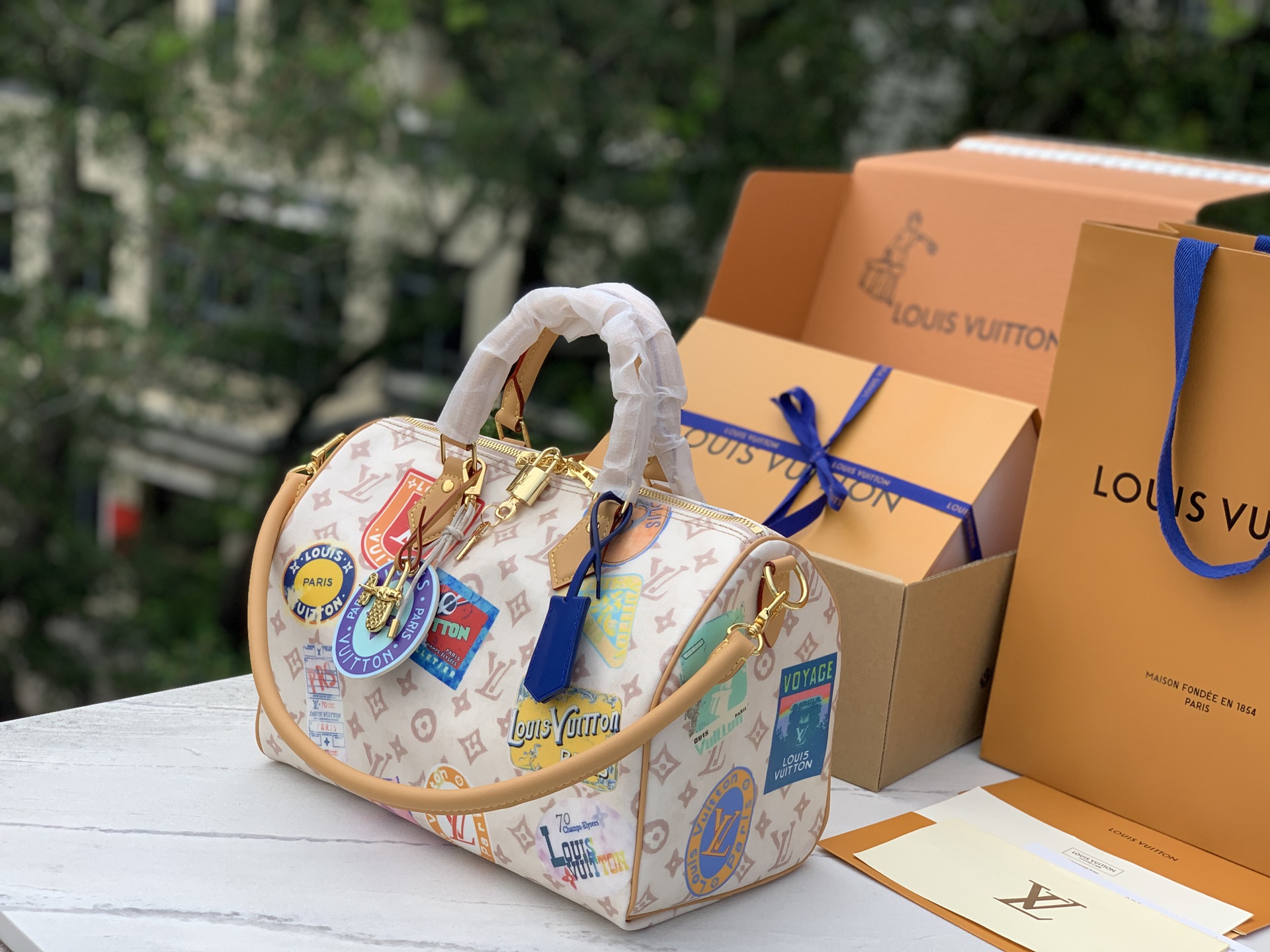 【原厂特惠】💰1100 m14587  尺寸：21×17×30cm
LV新款Speedy Soft 30枕头包，宛如时光使者，以复古笔触精心勾勒Monogram Dune元素，将经典韵味与现代时尚完美融合。飞机造型装饰灵动俏皮，拼贴效果标签充满艺术感，每一处细节都饱含着对经典设计的敬意。它的长款手柄设计极为贴心，肩背轻松舒适，日常出行时，其容量恰到好处，放置各类物品都妥妥当当，轻松满足你的生活所需！