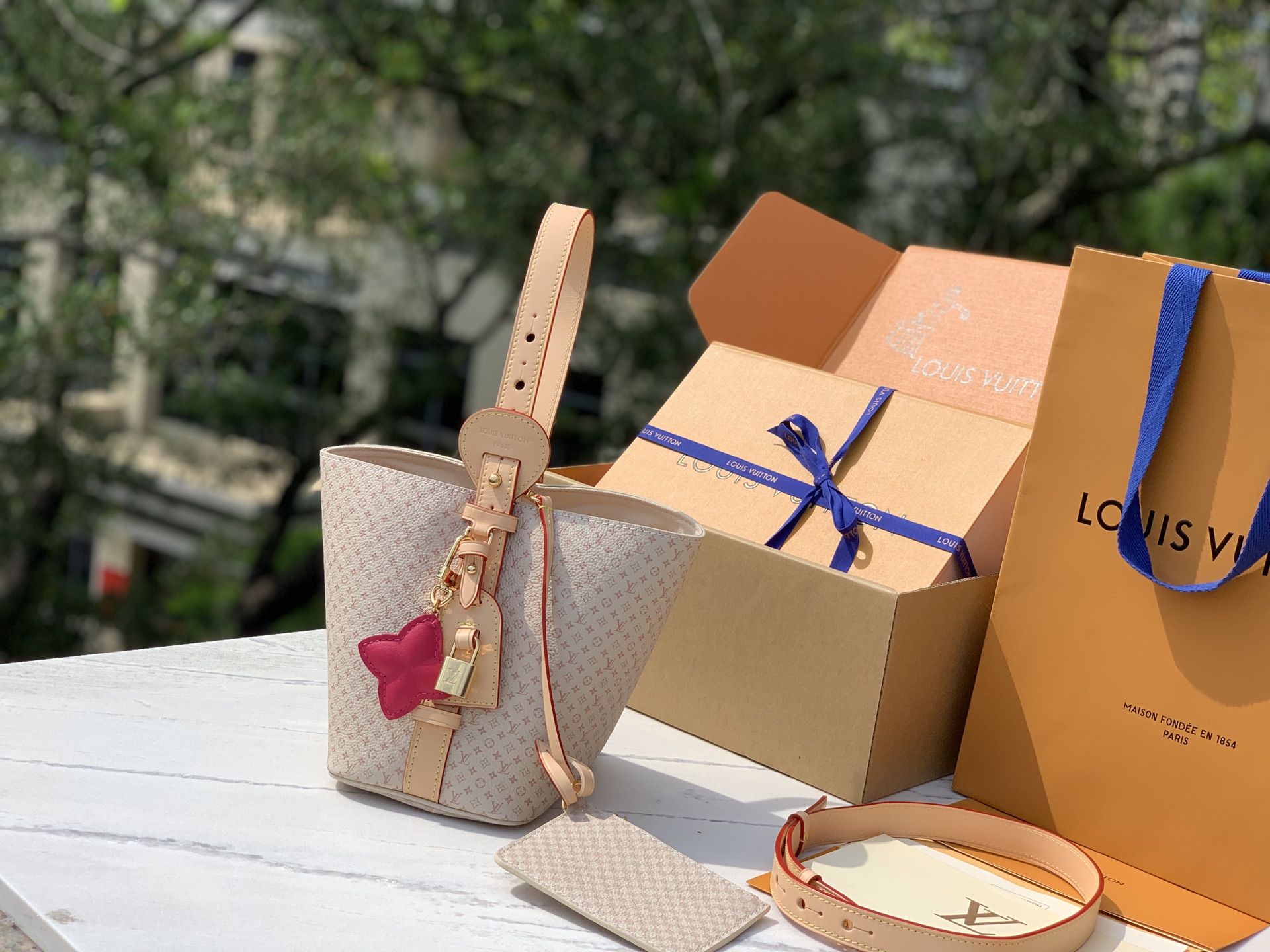 🌼 m15130尺寸：16 x 18 x 12 cmLV新款 All In BB全皮水桶包，2025年秋