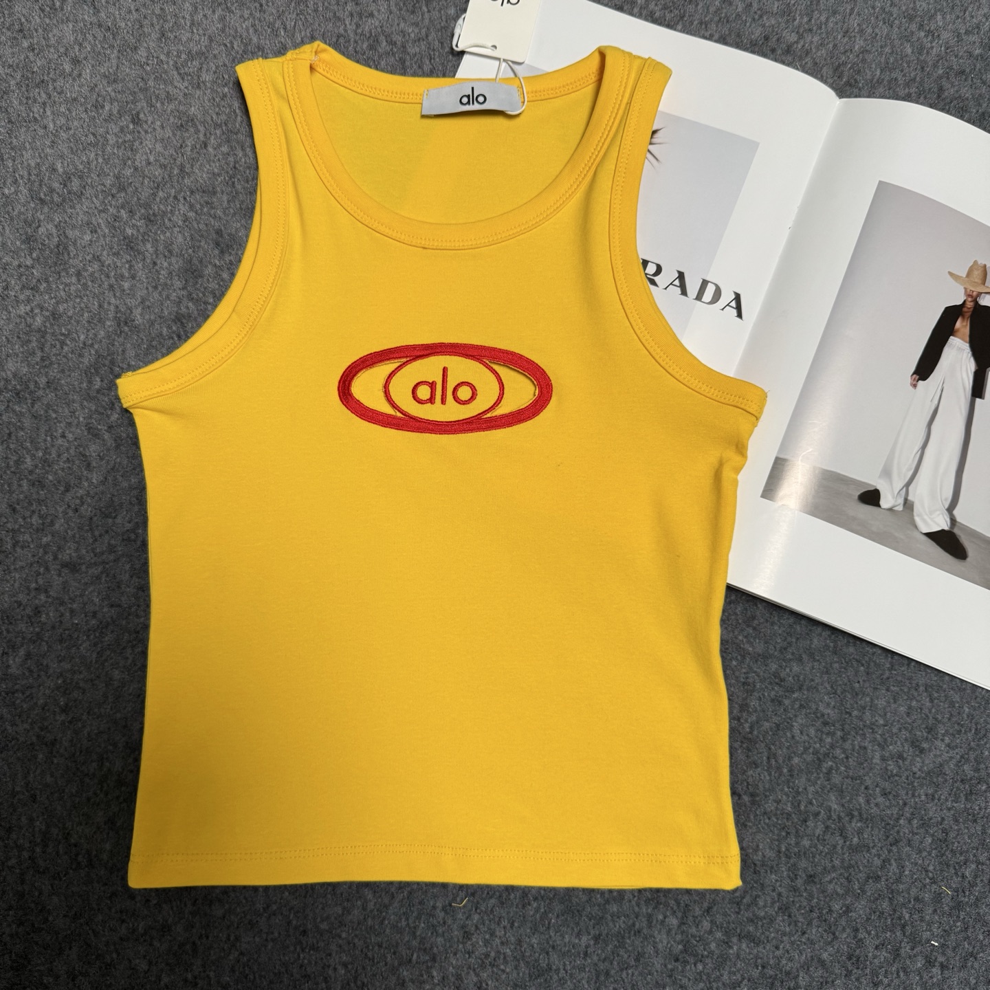 ALO Embroidery Letter Hollow Out Waist Vest Slim Fit Fashion Summer Style 1 i1747151709600 5934 0 0